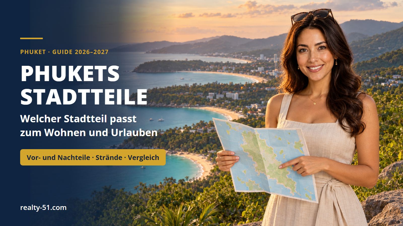 Phukets Stadtteile 2026–2027: Wo wohnen, wo Urlaub machen