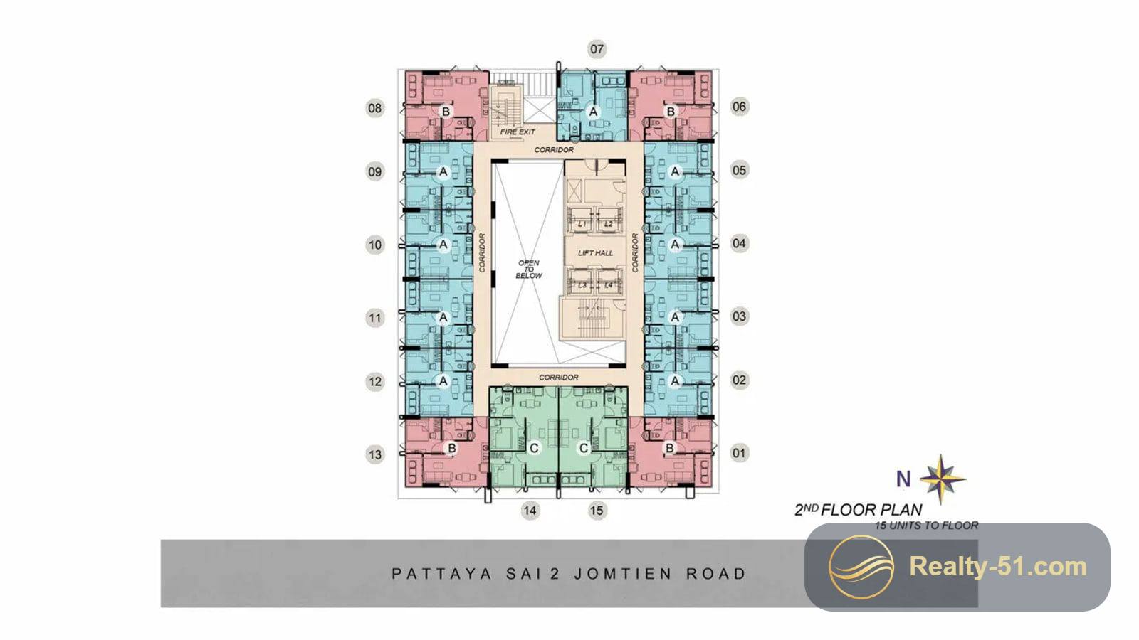 Dusit Grand Condo View — floor plan 3