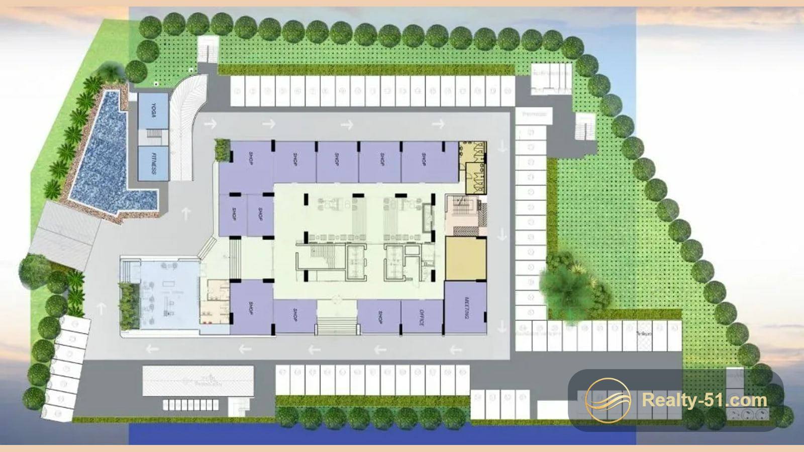 Dusit Grand Condo View — floor plan 1