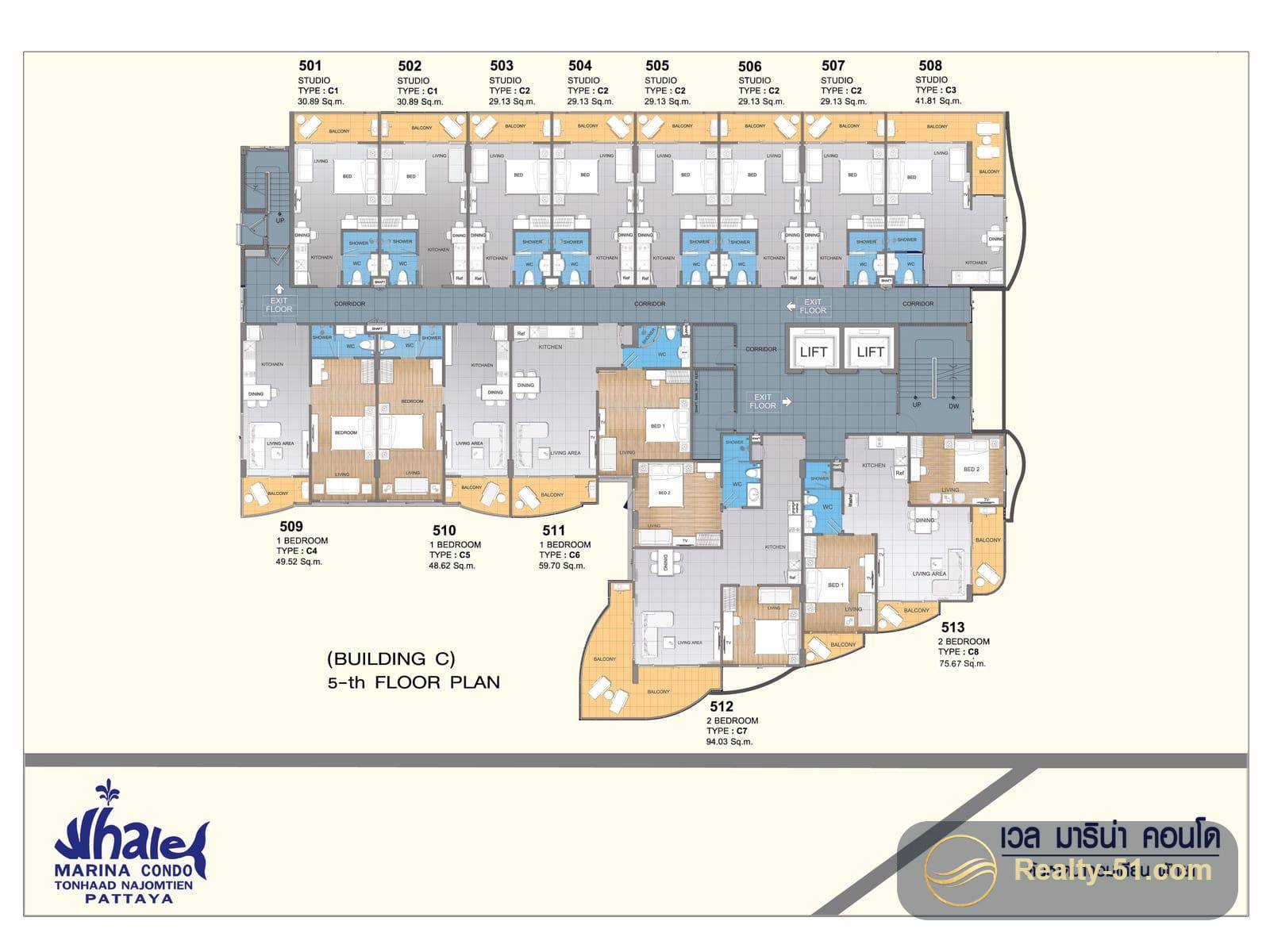 Whale Marina Condominium — Grundriss 7