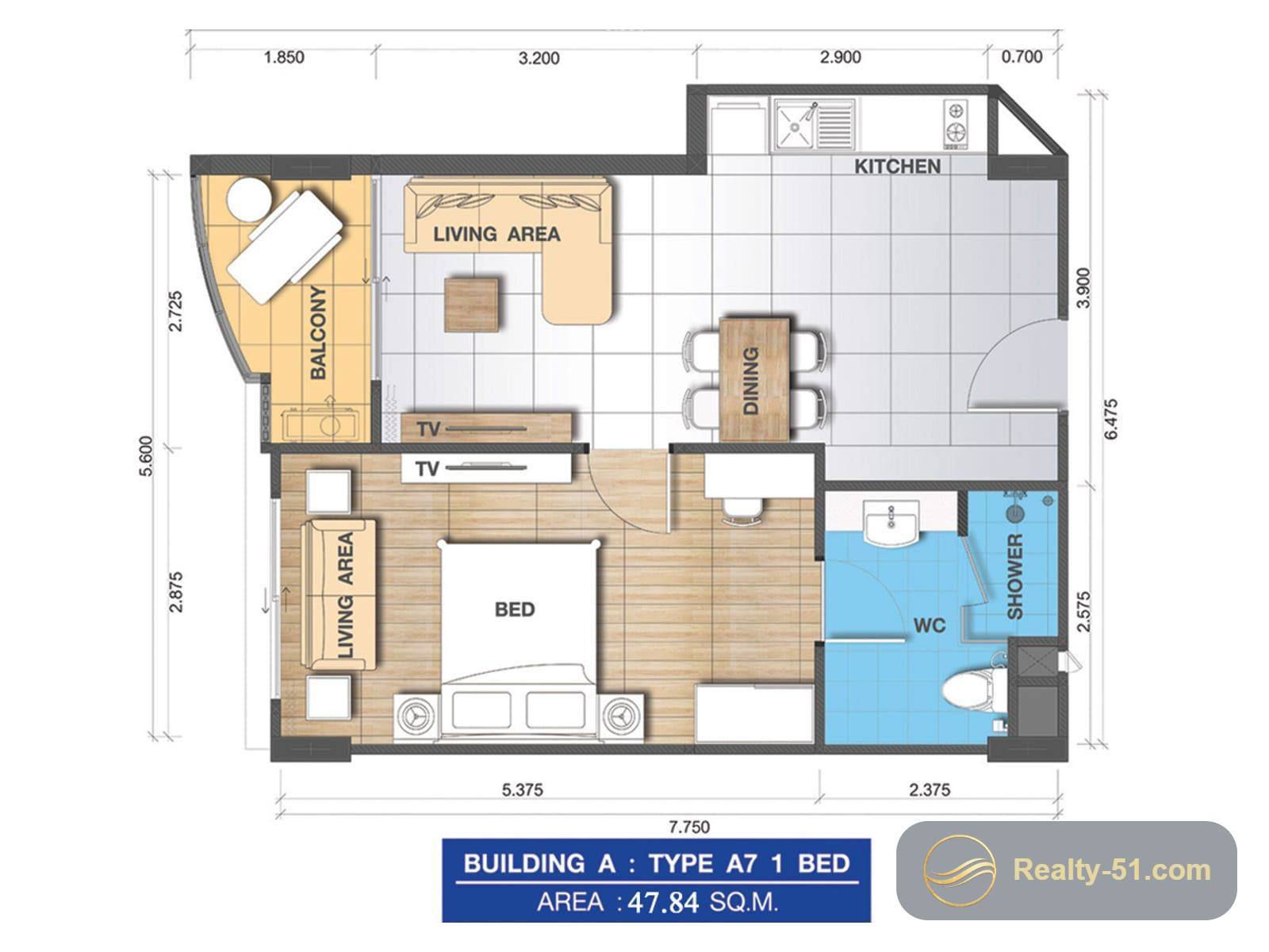 Whale Marina Condominium — Grundriss 16