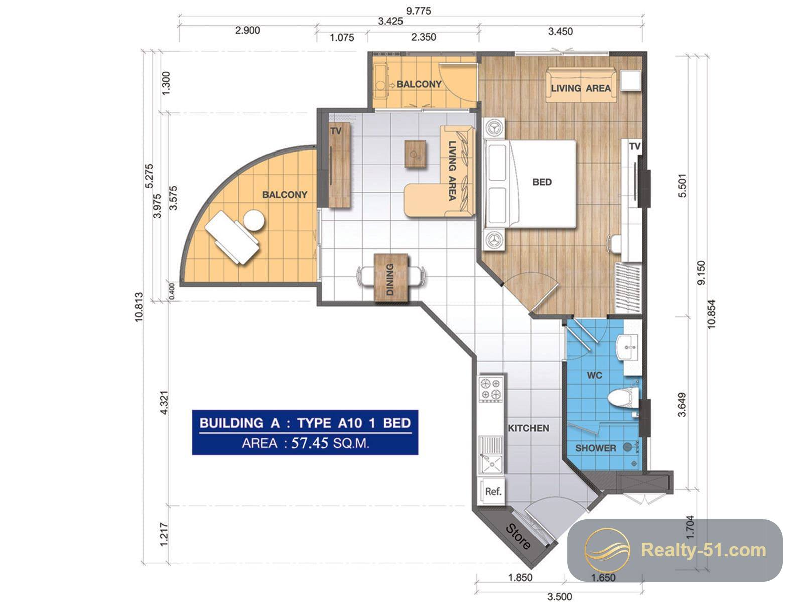Whale Marina Condominium — Grundriss 19
