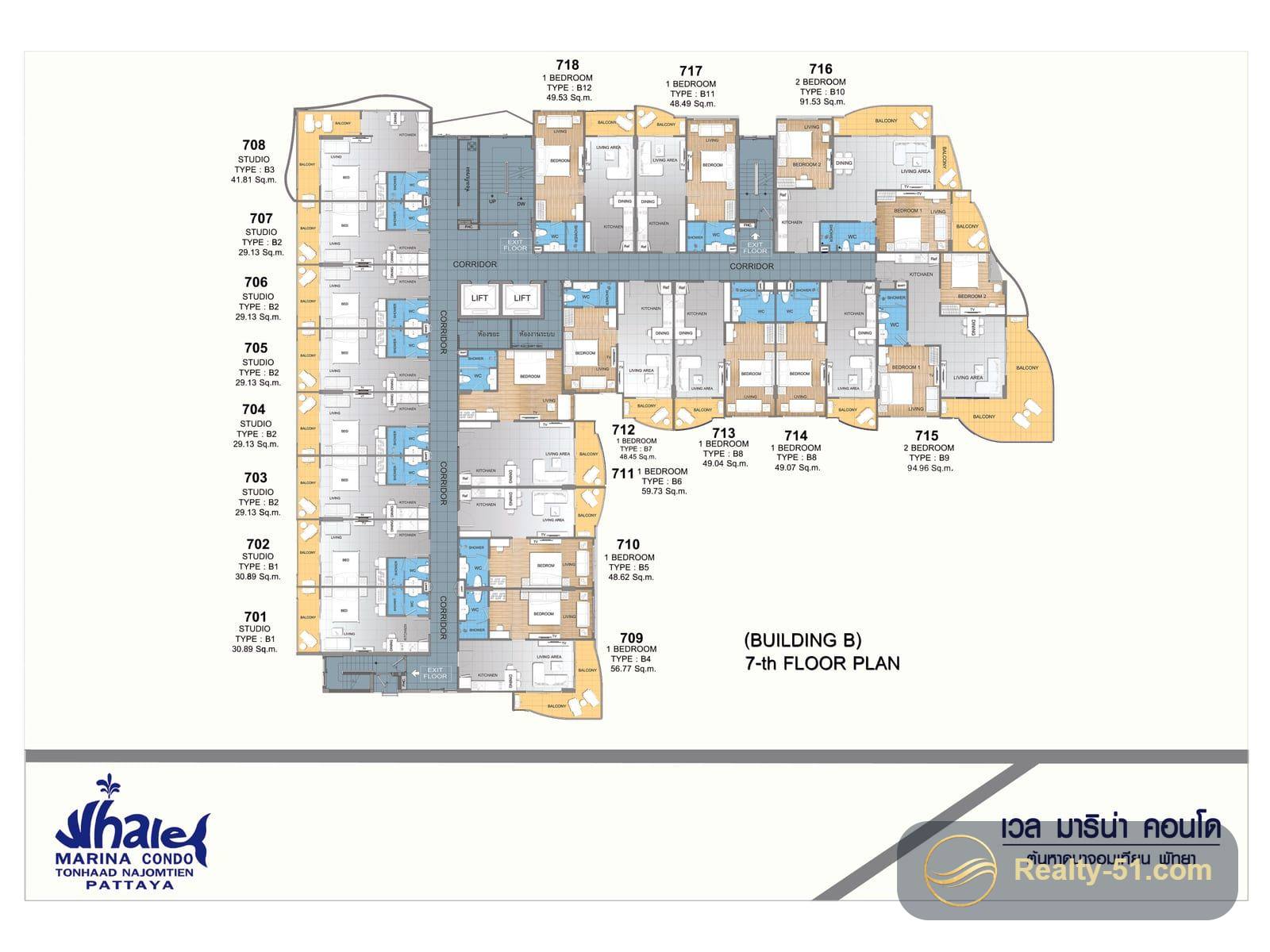 Whale Marina Condominium — Grundriss 3