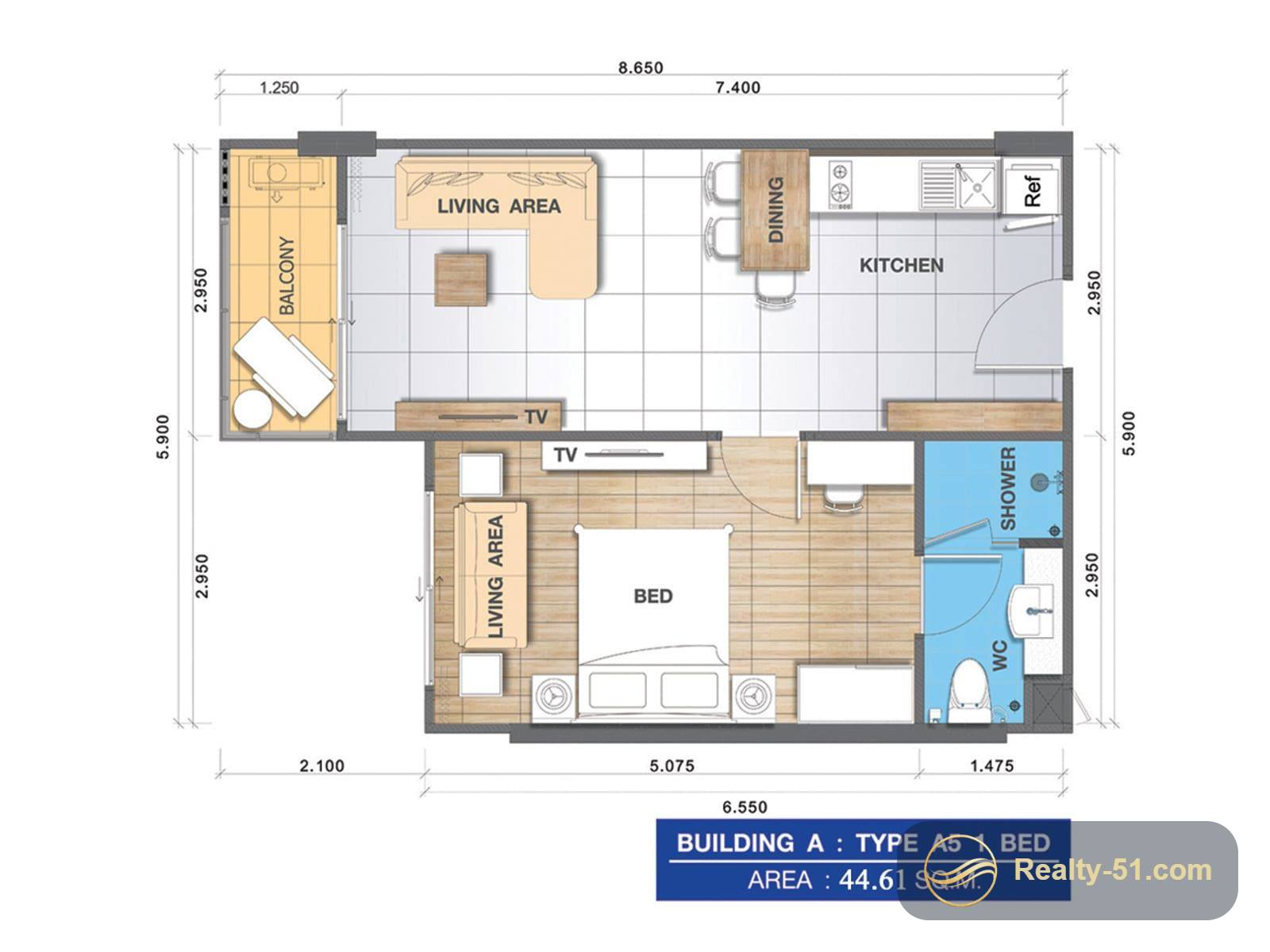 Whale Marina Condominium — Grundriss 14