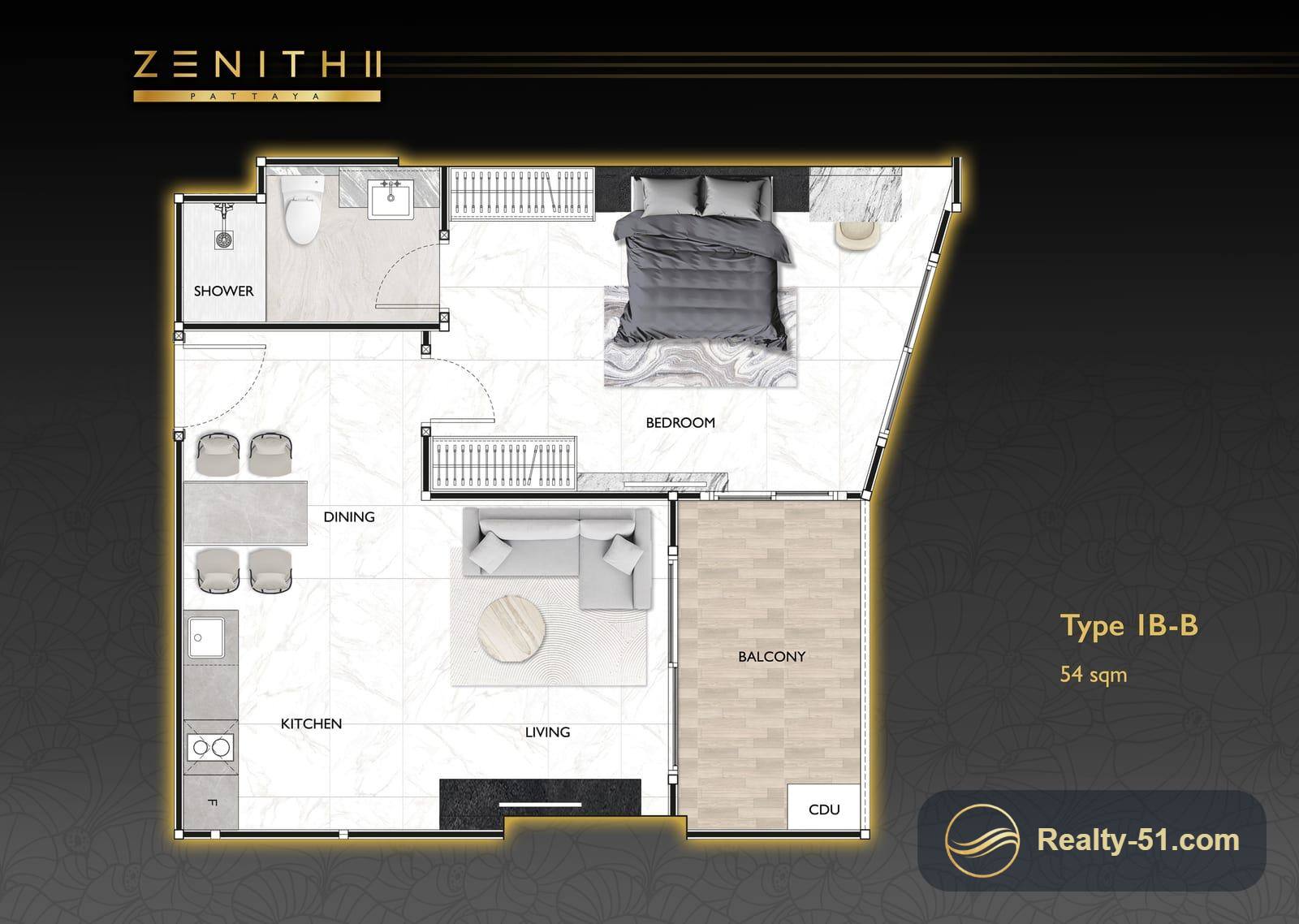 Zenith 2 Pattaya — Grundriss 23
