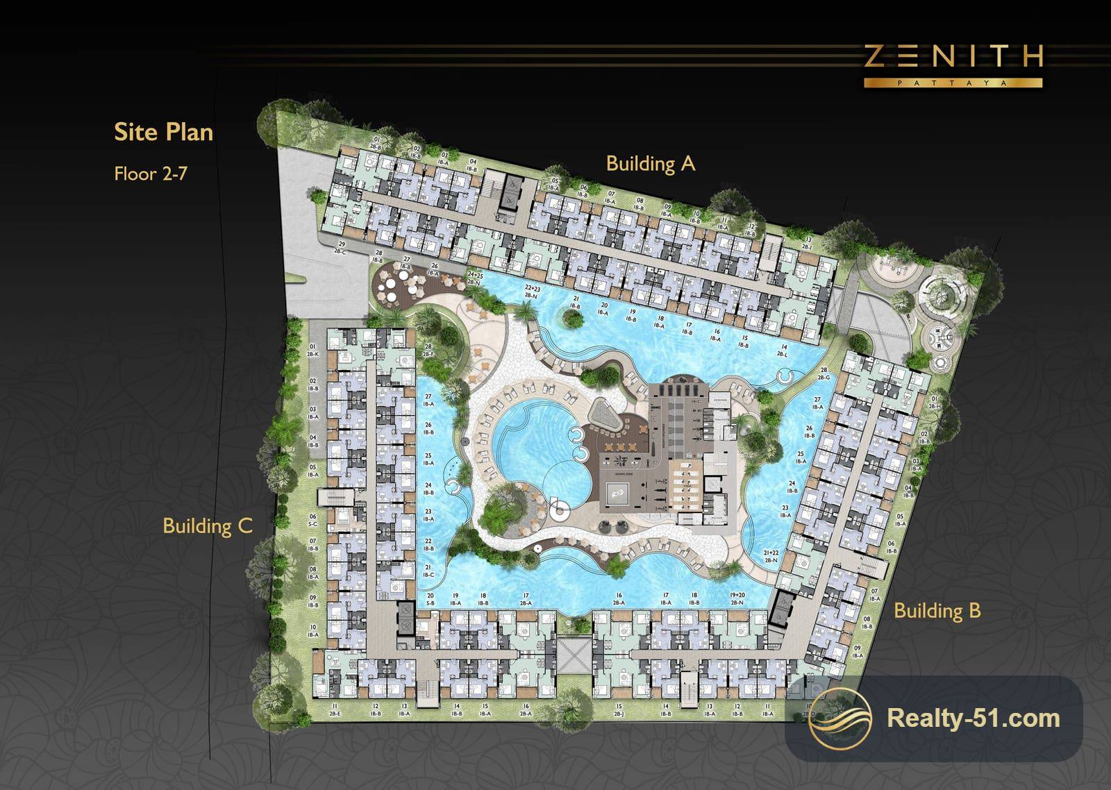 Zenith Pattaya — Grundriss 8