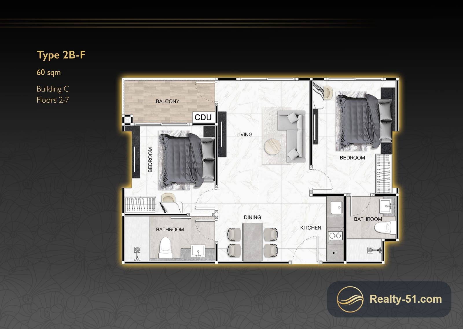 Zenith Pattaya — Grundriss 21