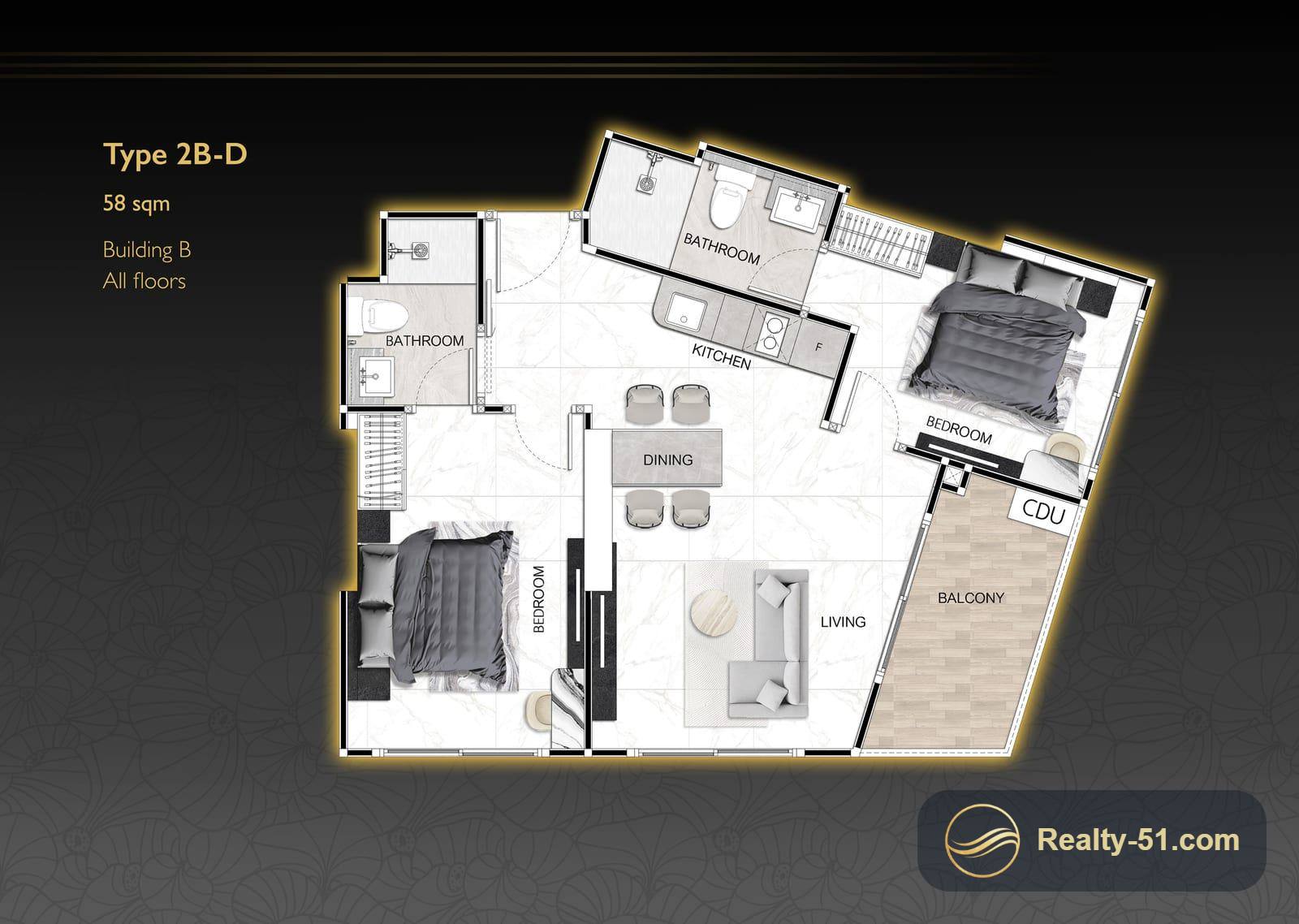 Zenith Pattaya — Grundriss 19