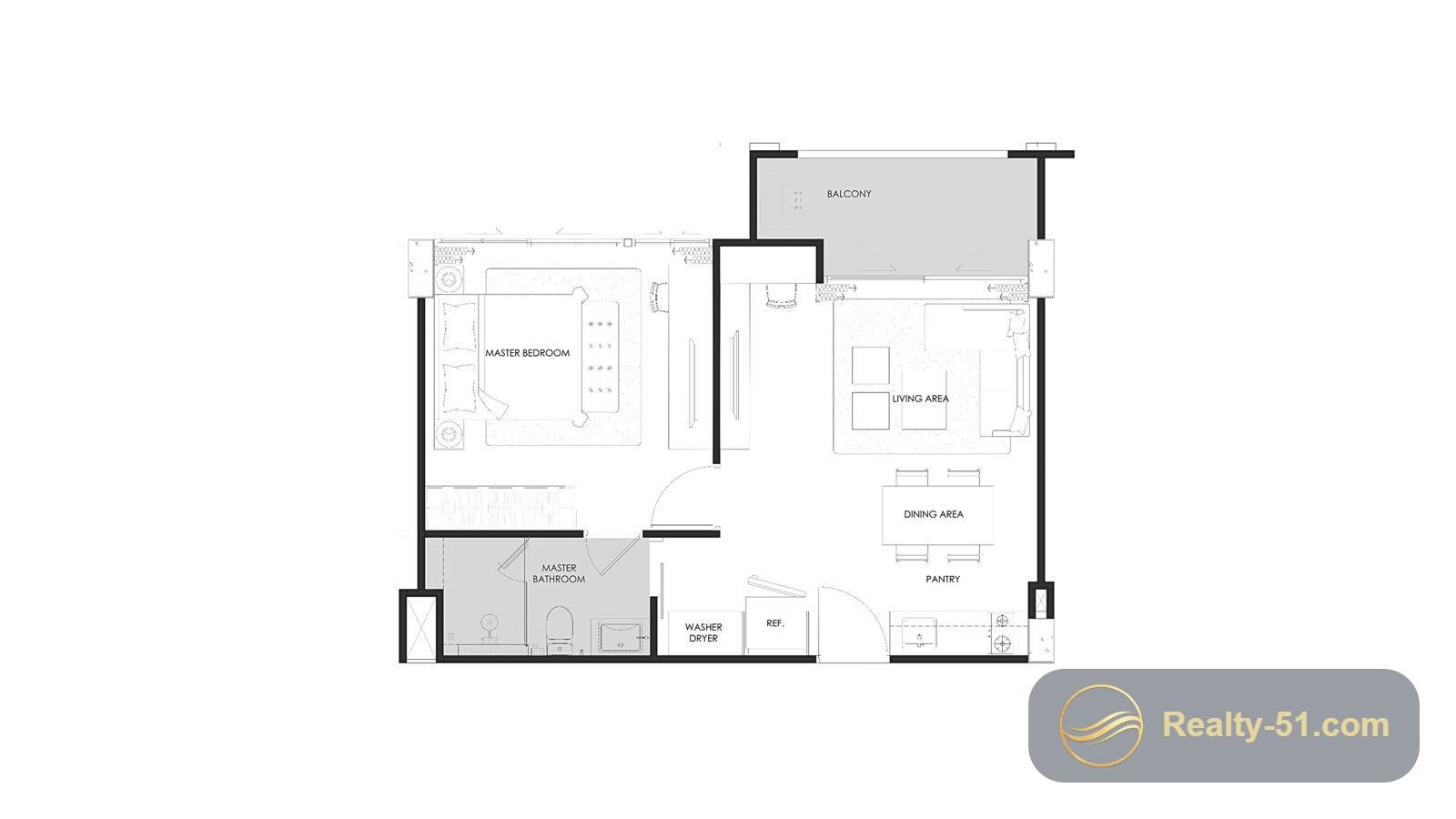 Embassy Condominium Pattaya — floor plan 9