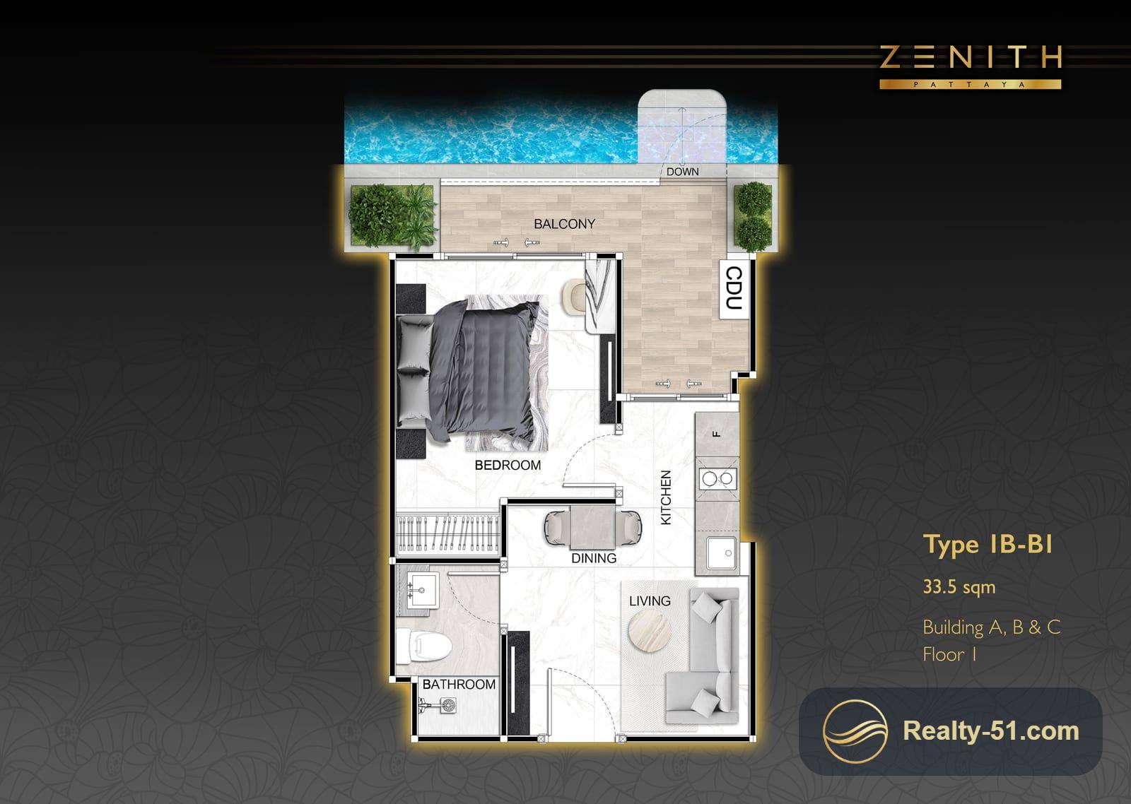 Zenith Pattaya — Grundriss 12