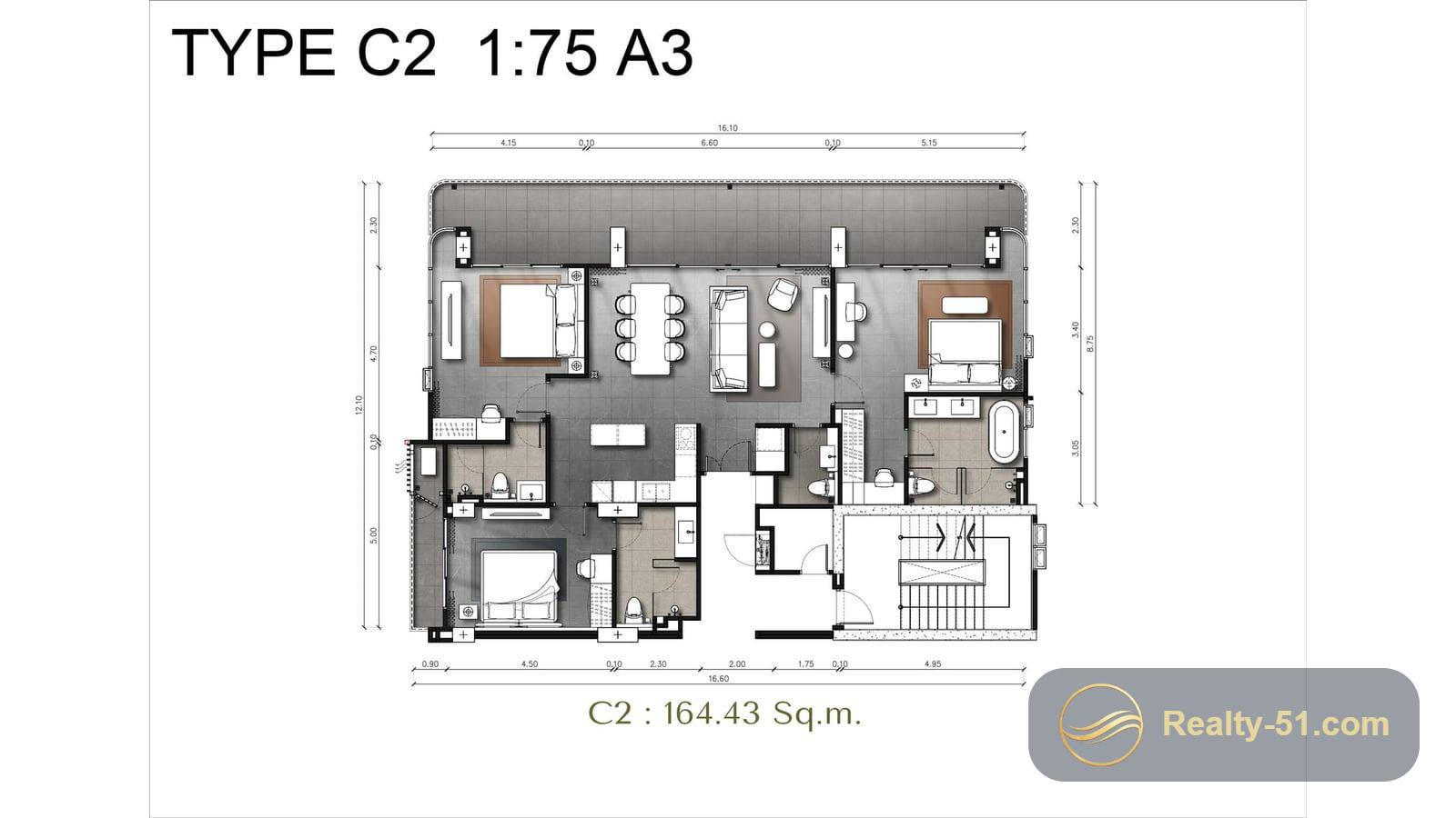 The Panora Estuaria Pattaya — 户型图 14