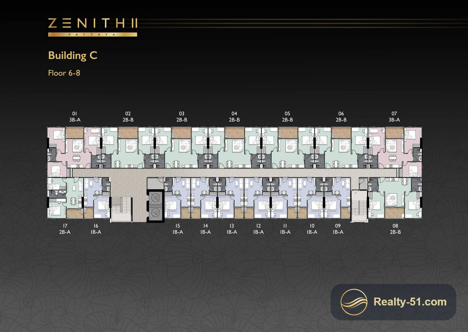 Zenith 2 Pattaya — Grundriss 8