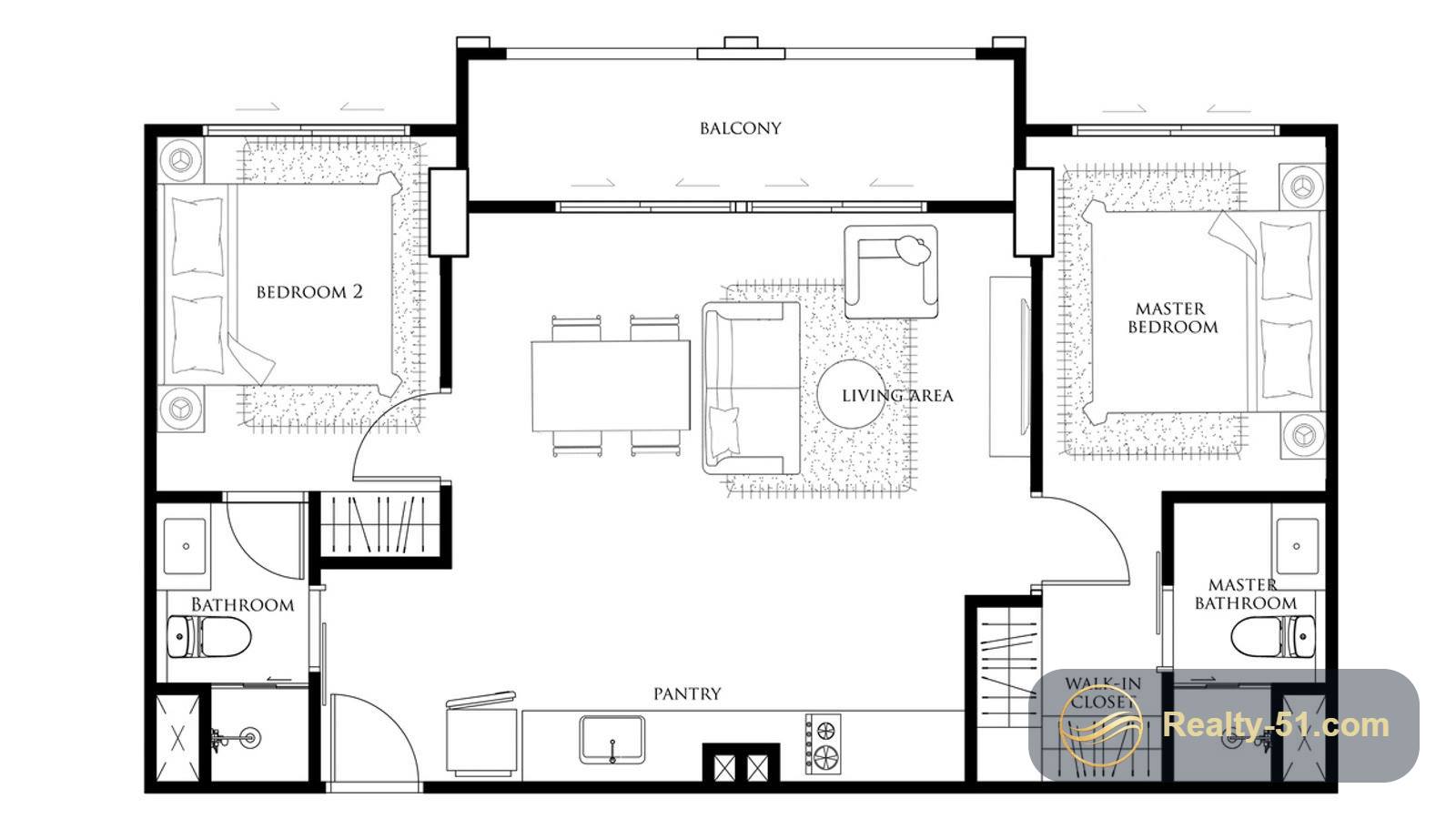 Embassy Condominium Pattaya — floor plan 7