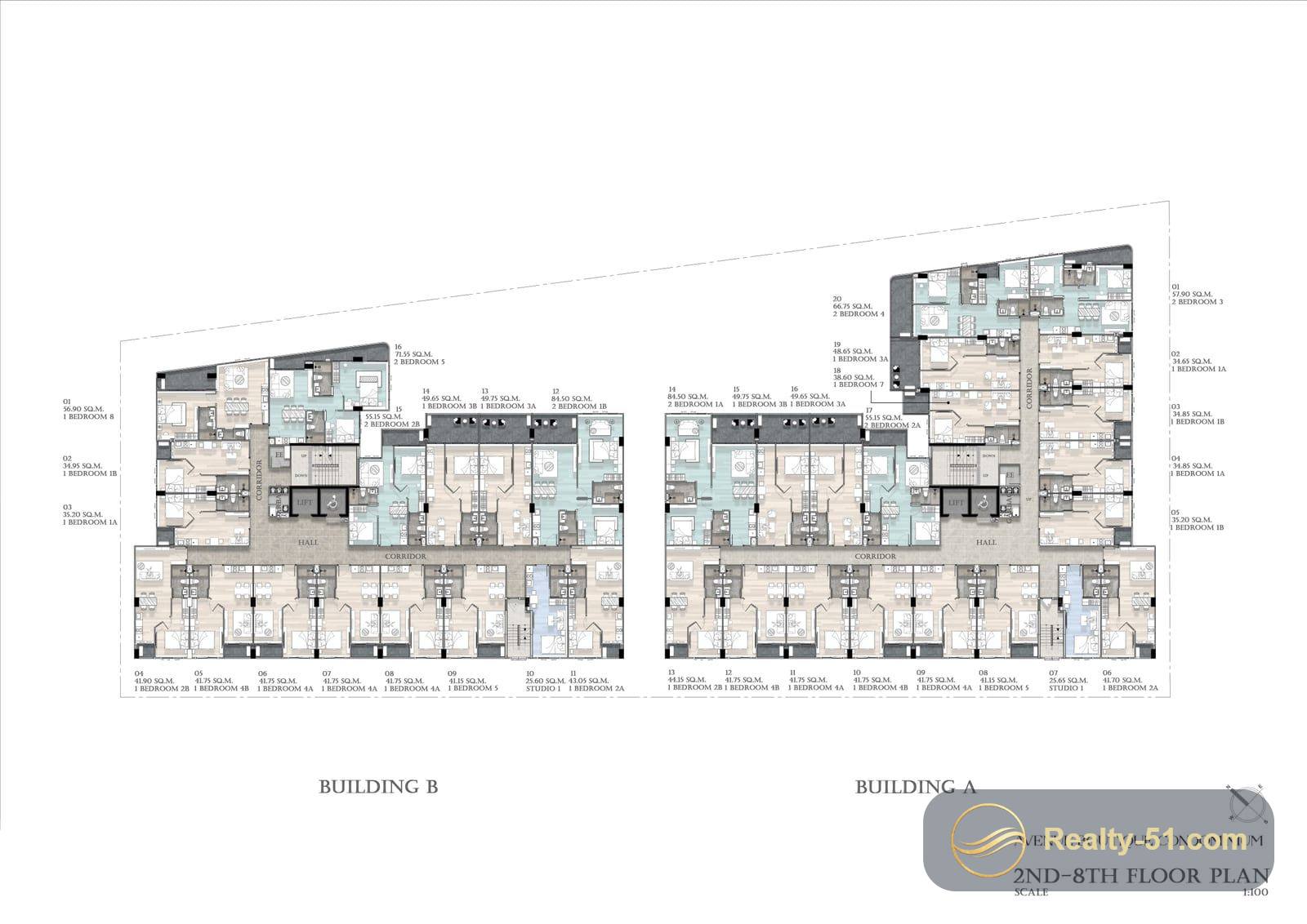 Avenue Boutique Condominium — แปลนห้อง 2