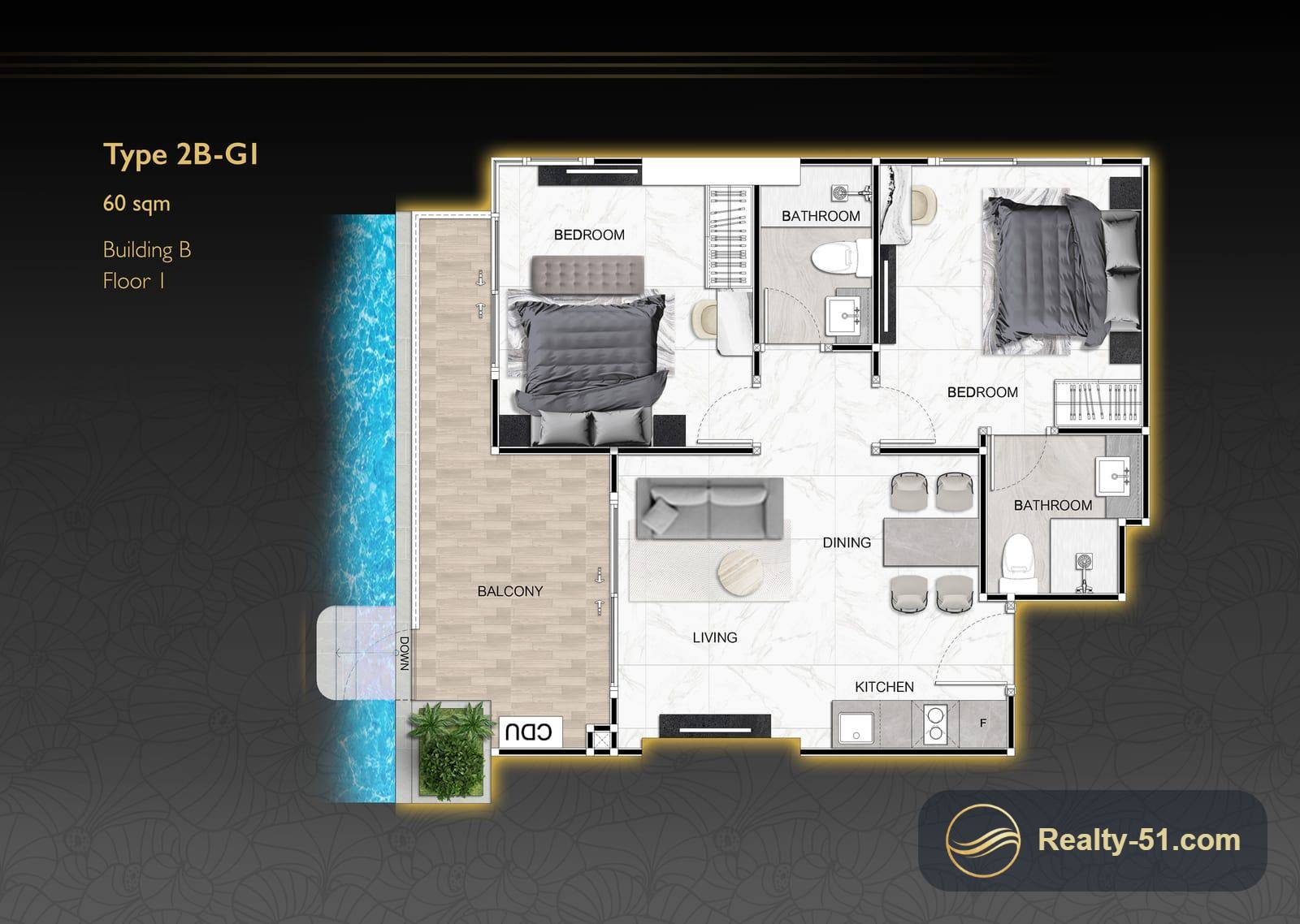 Zenith Pattaya — Grundriss 23