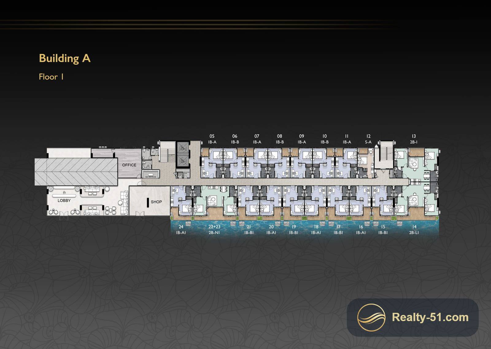 Zenith Pattaya — Grundriss 1