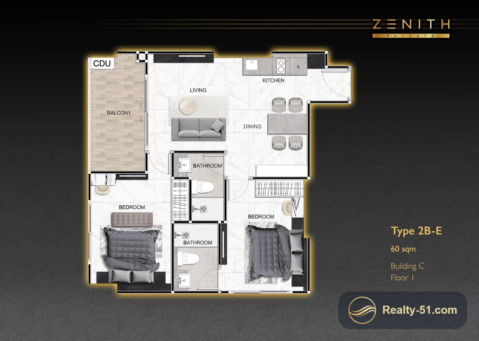 Zenith Pattaya — Grundriss 20