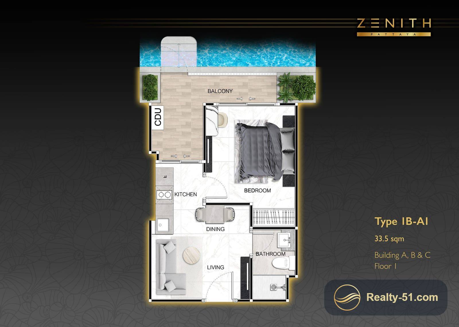 Zenith Pattaya — Grundriss 10