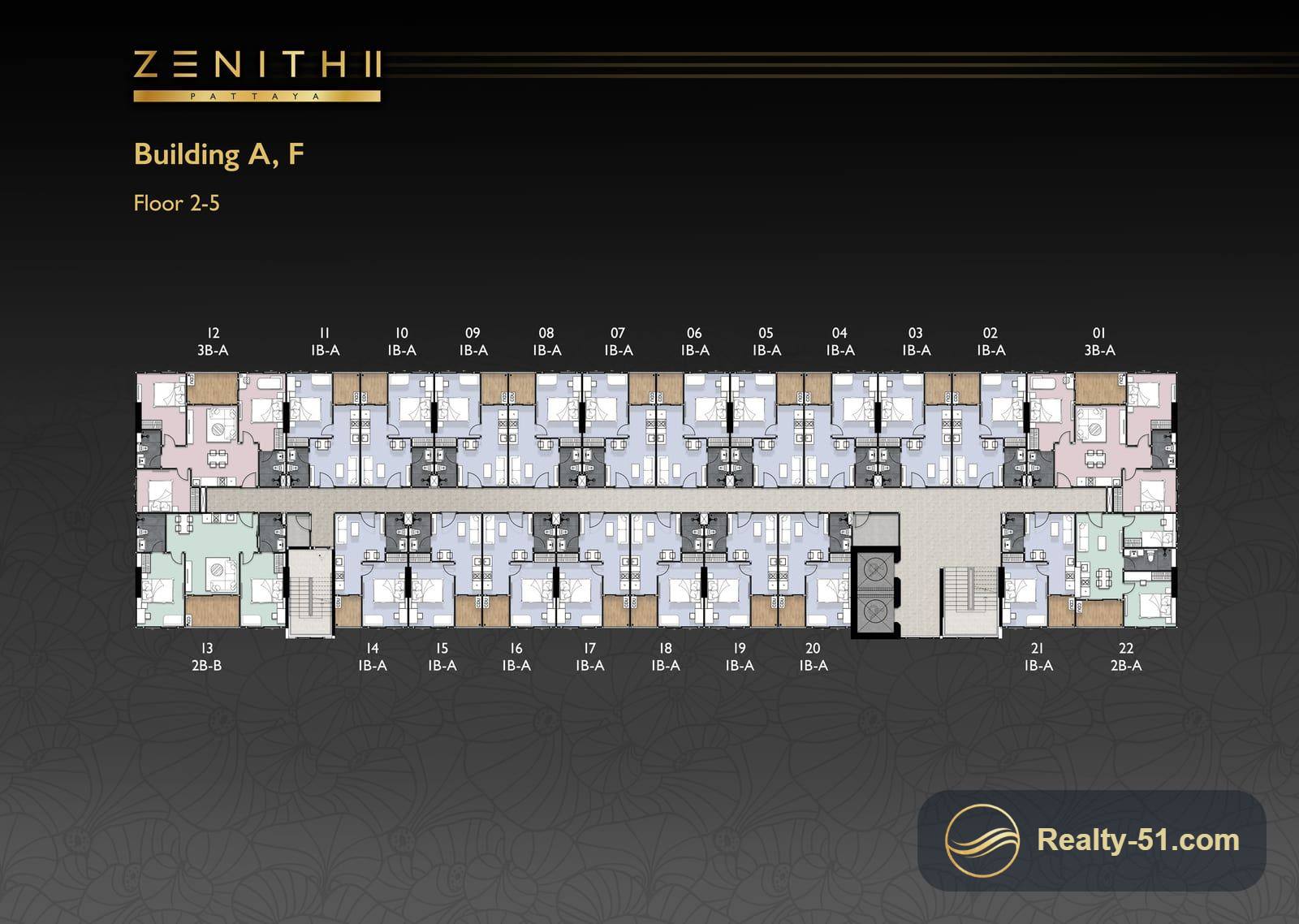 Zenith 2 Pattaya — Grundriss 2