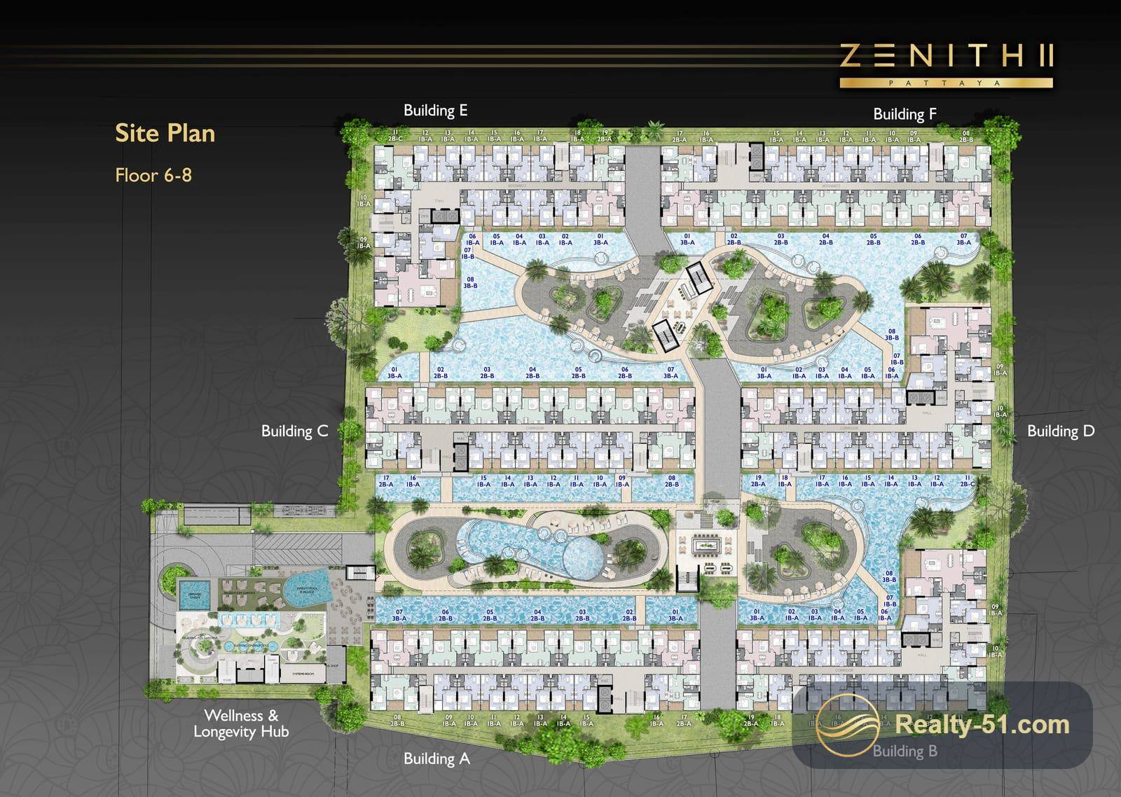 Zenith 2 Pattaya — Grundriss 15