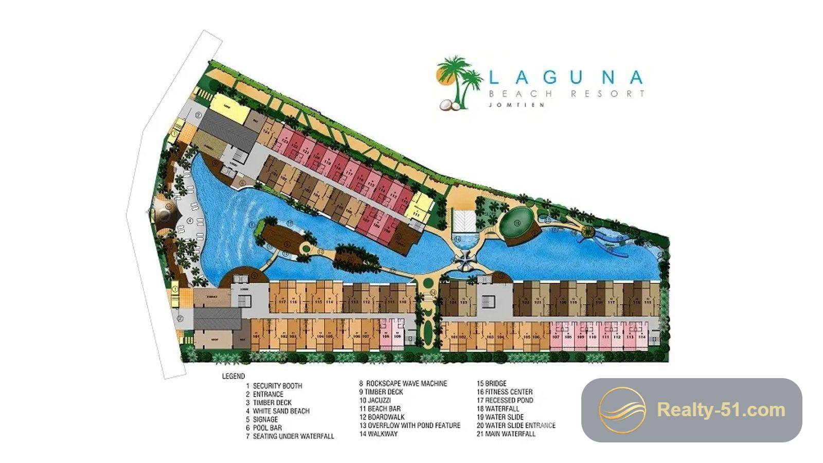 Laguna Beach Resort 1 — แปลนห้อง 1