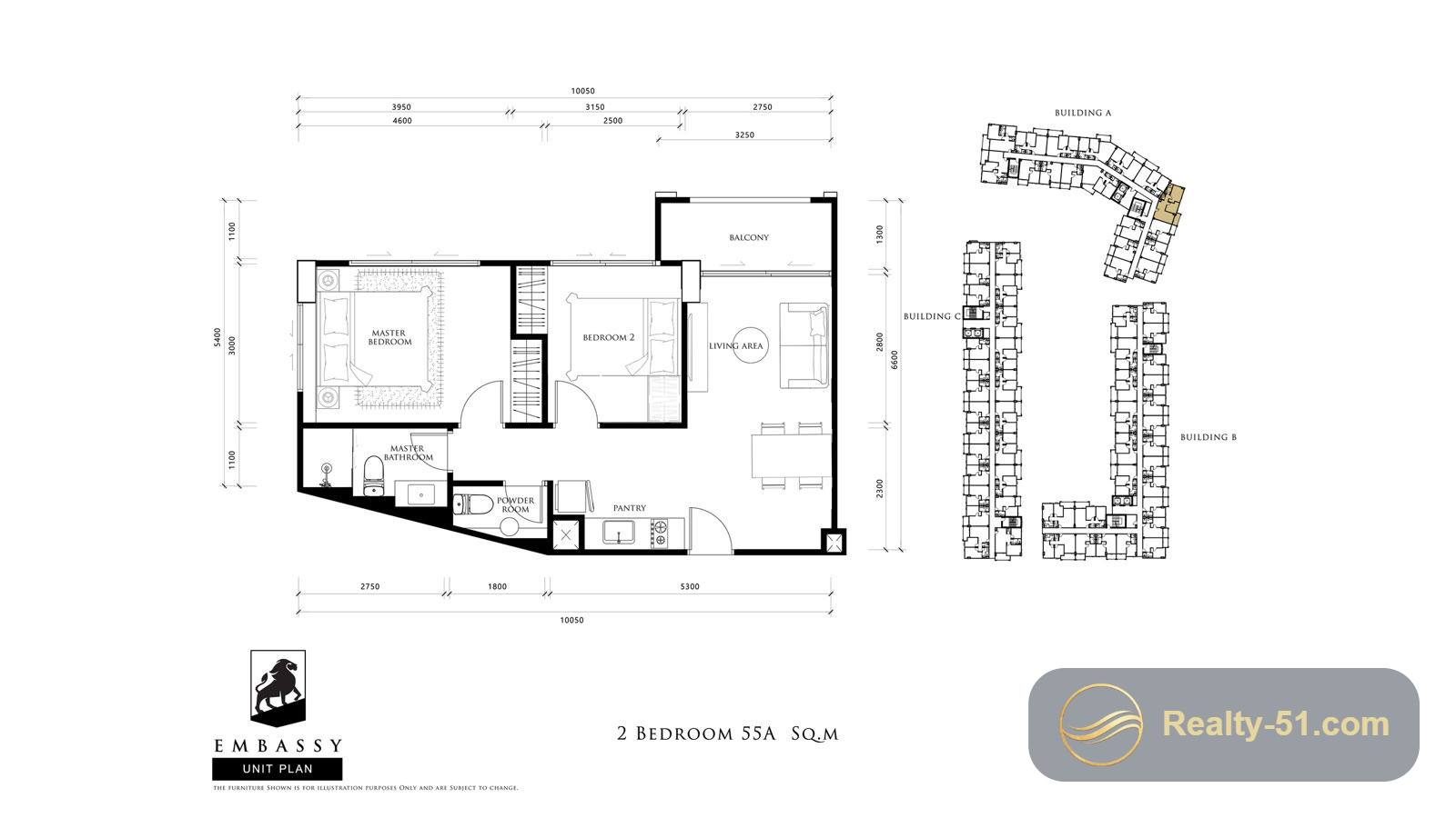 Embassy Condominium Pattaya — floor plan 12