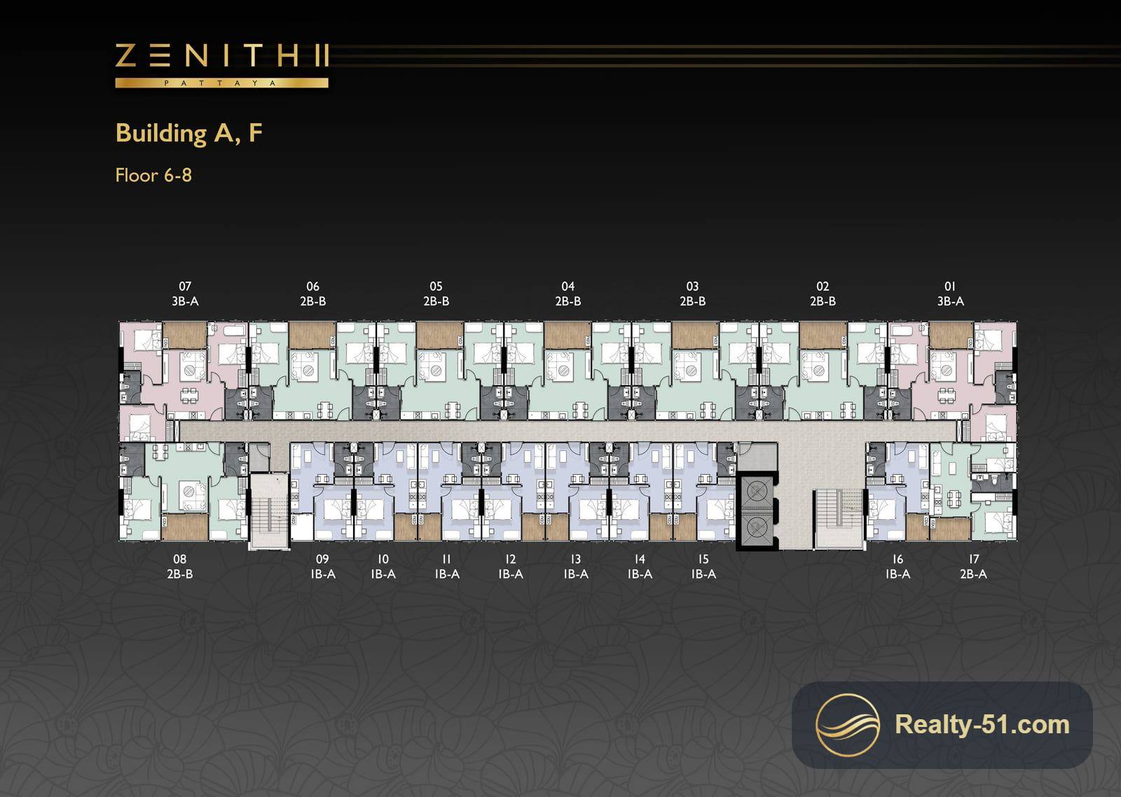 Zenith 2 Pattaya — Grundriss 3