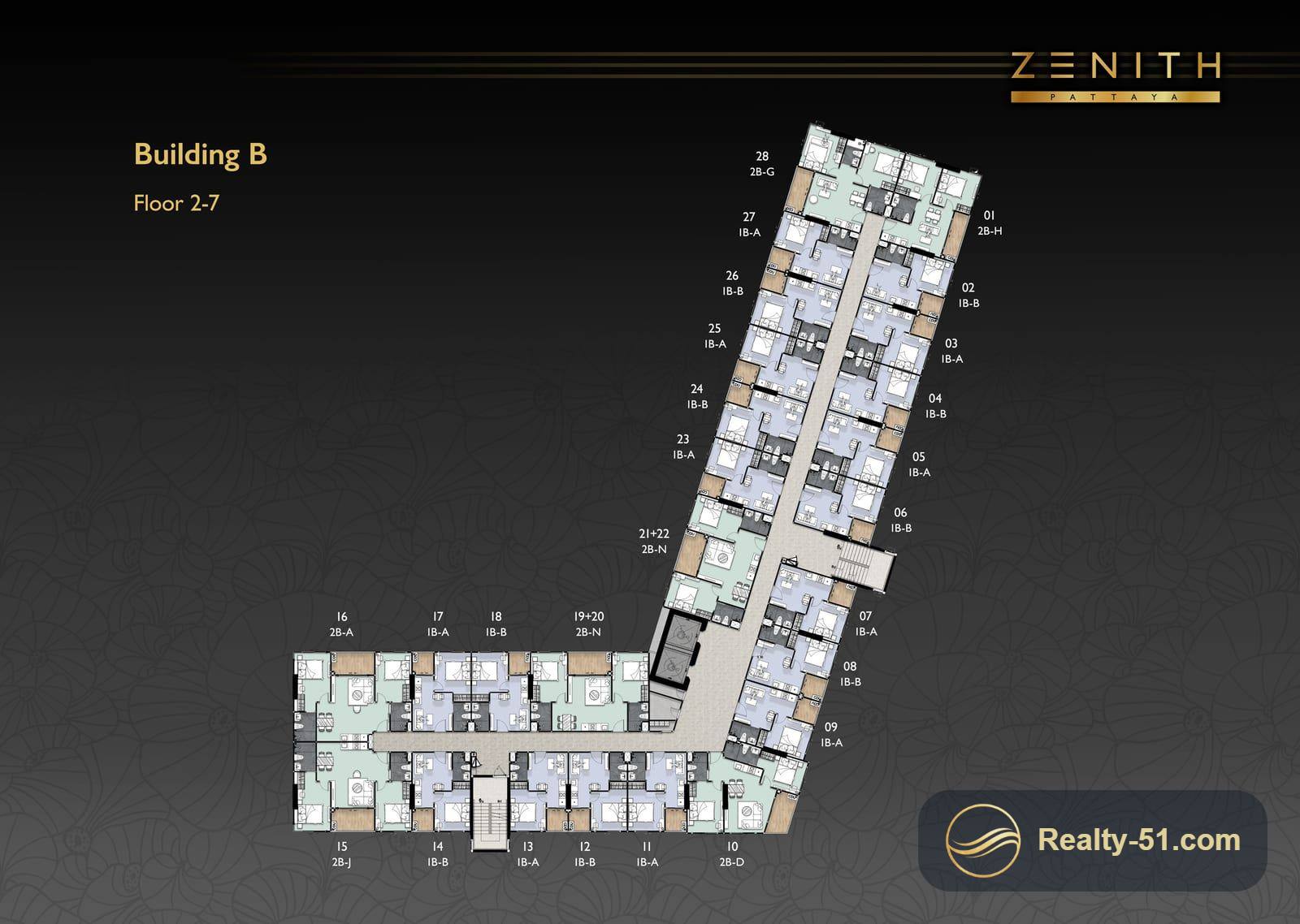 Zenith Pattaya — Grundriss 4