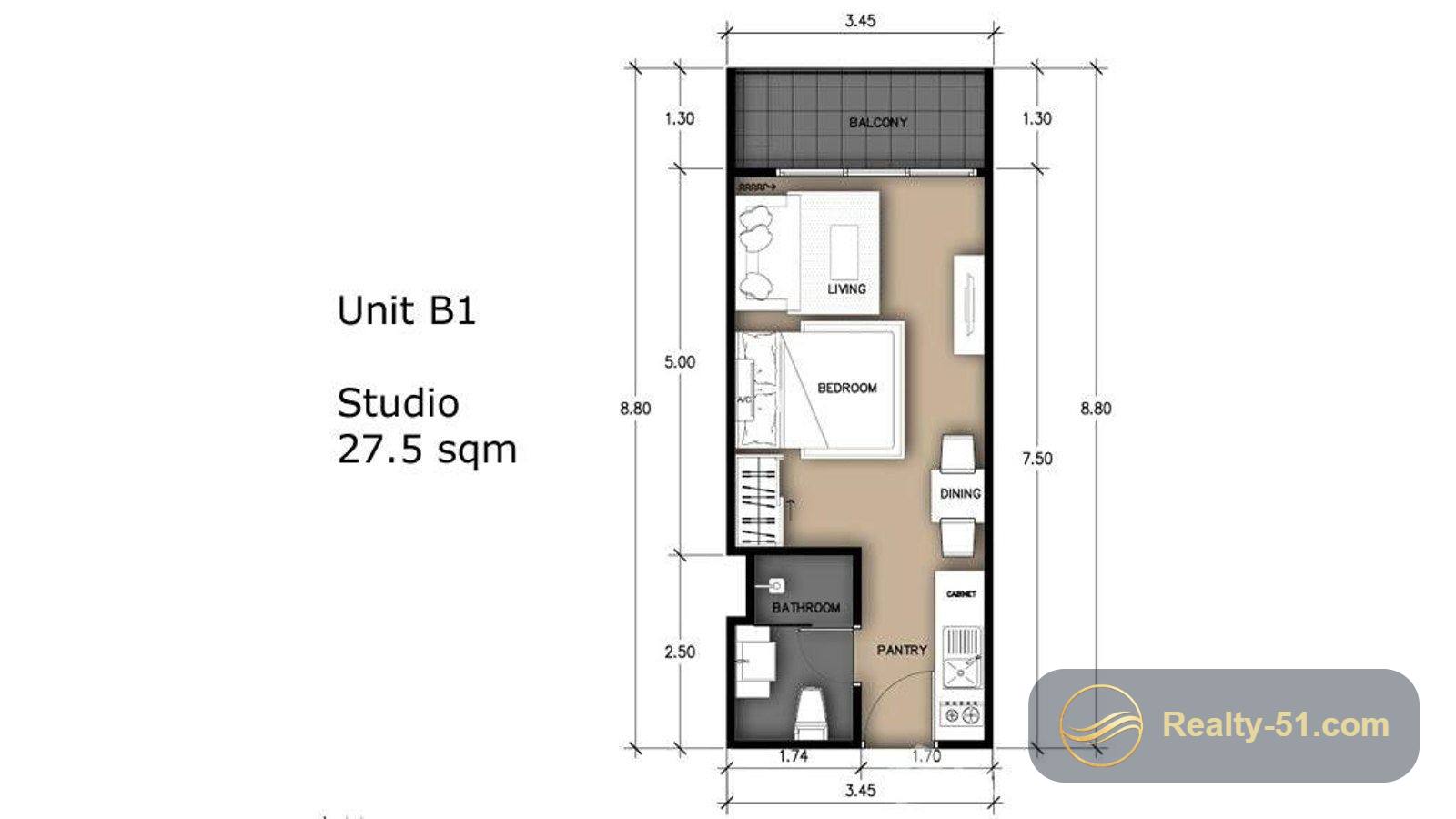 Laguna Beach Resort 1 — แปลนห้อง 11