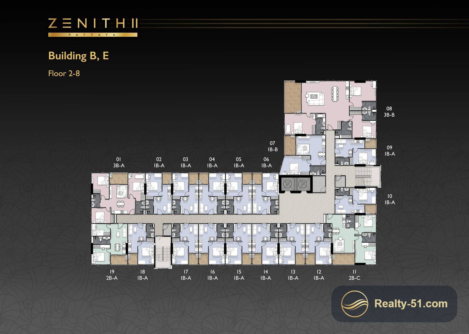 Zenith 2 Pattaya — Grundriss 5