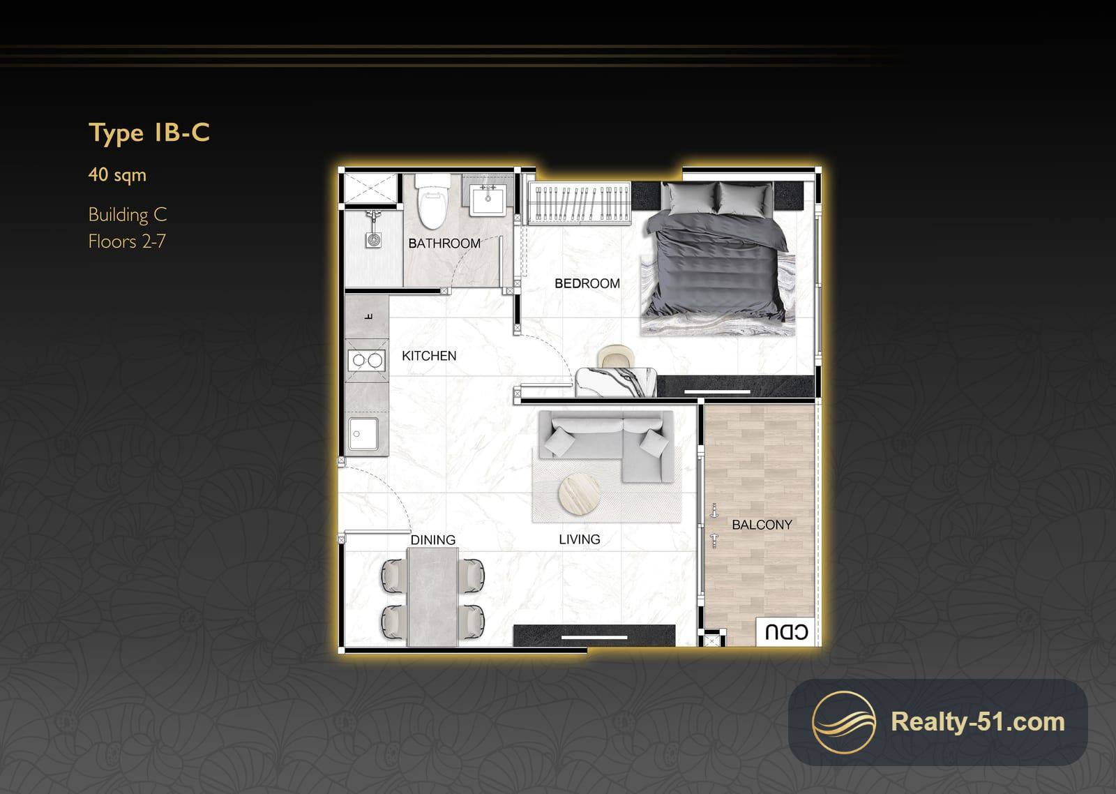 Zenith Pattaya — Grundriss 13