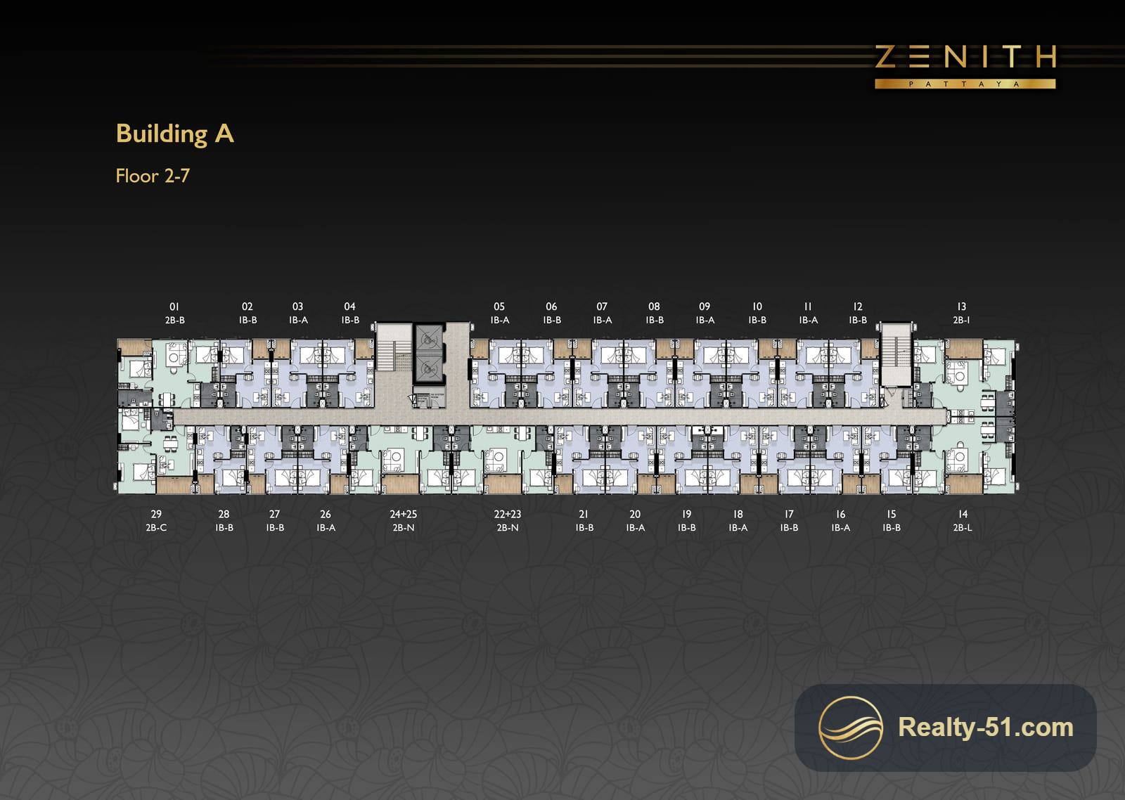 Zenith Pattaya — Grundriss 2