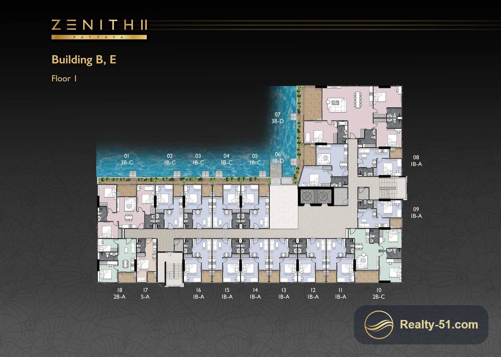 Zenith 2 Pattaya — Grundriss 4