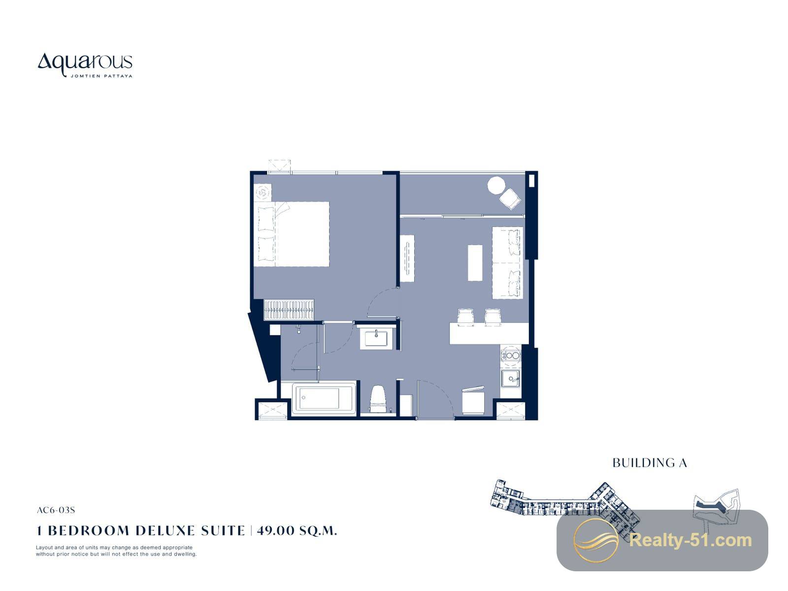 Aquarous Jomtien — floor plan 19