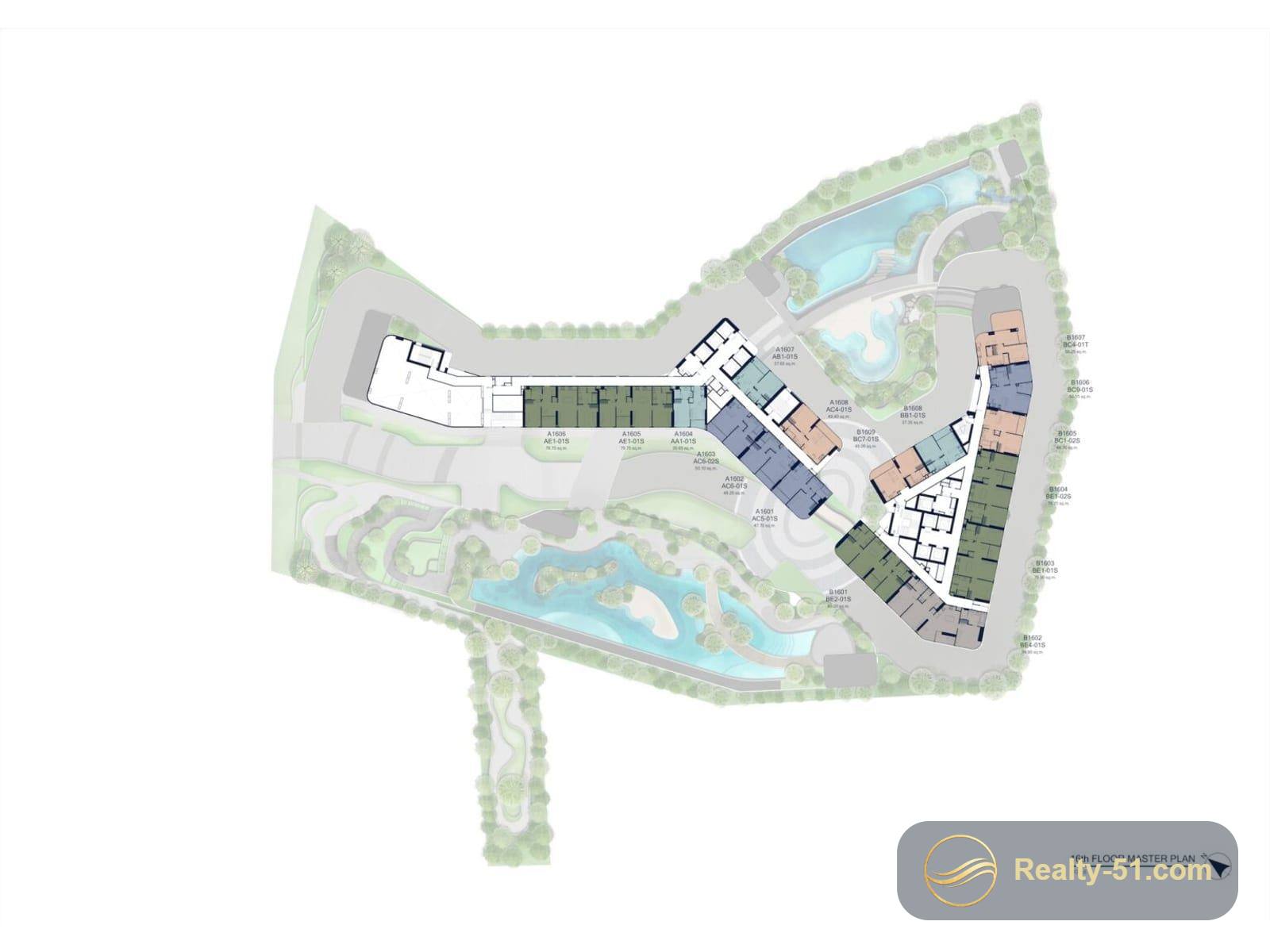 Aquarous Jomtien — floor plan 3