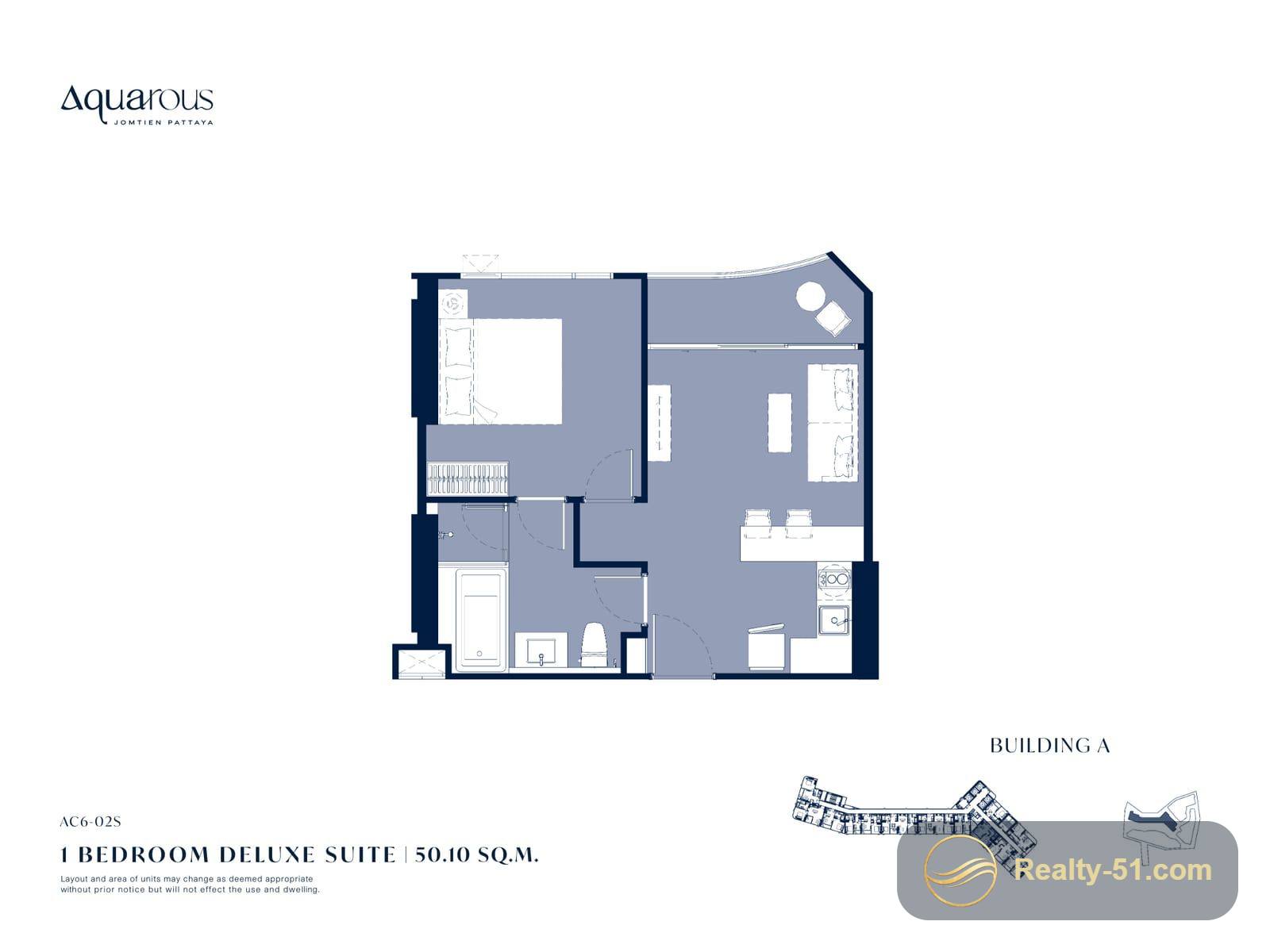Aquarous Jomtien — floor plan 18