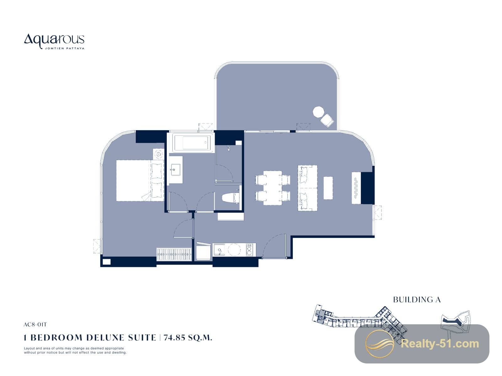 Aquarous Jomtien — floor plan 21