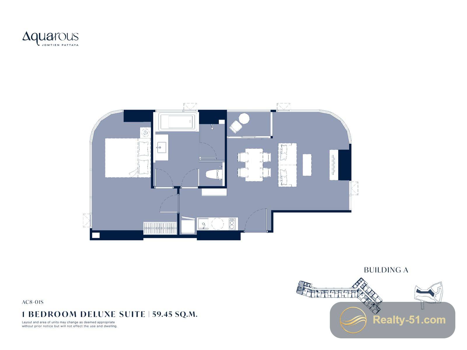 Aquarous Jomtien — floor plan 22