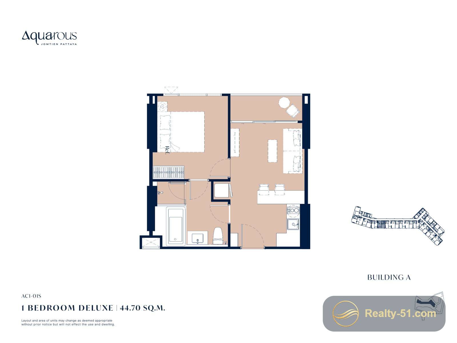 Aquarous Jomtien — floor plan 10
