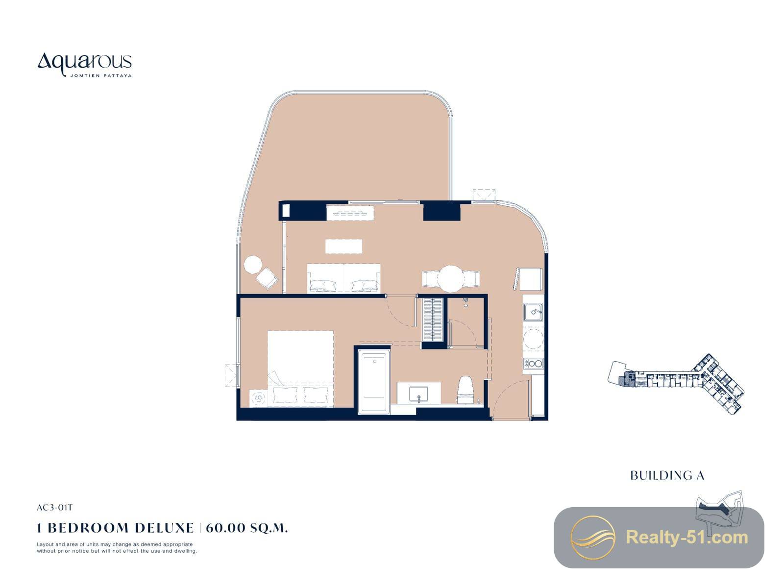Aquarous Jomtien — floor plan 12