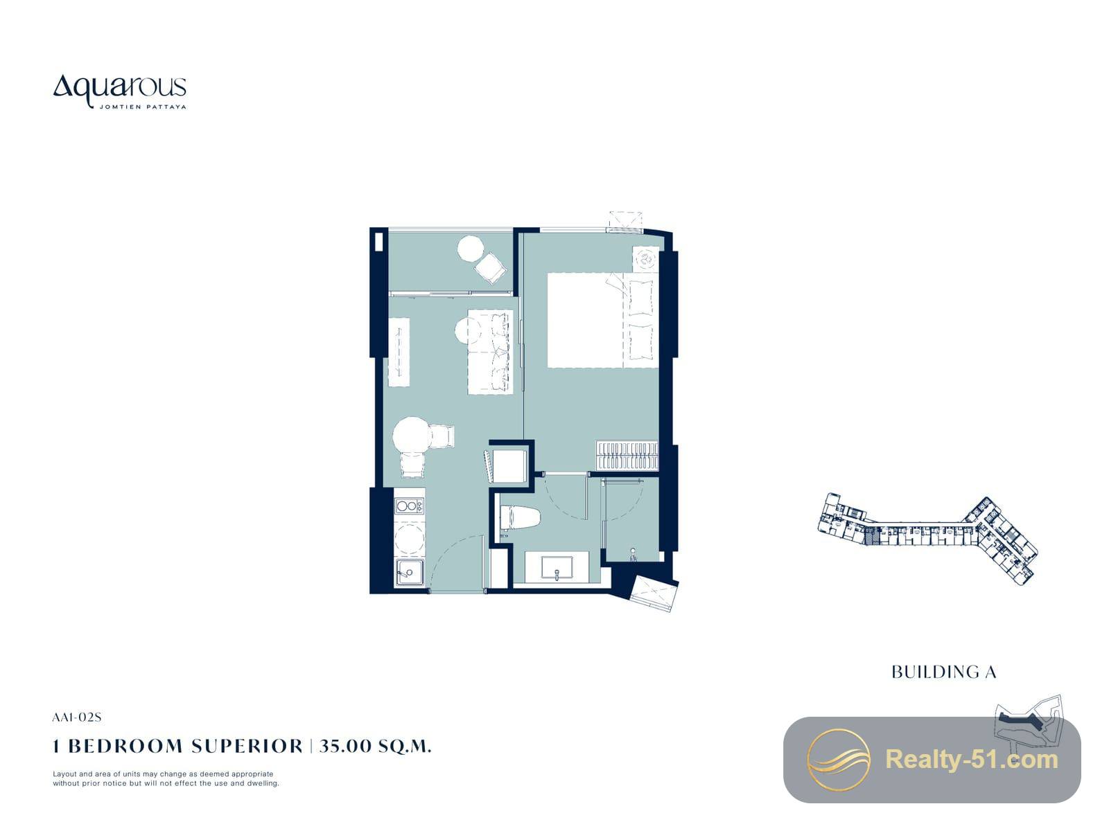 Aquarous Jomtien — floor plan 8