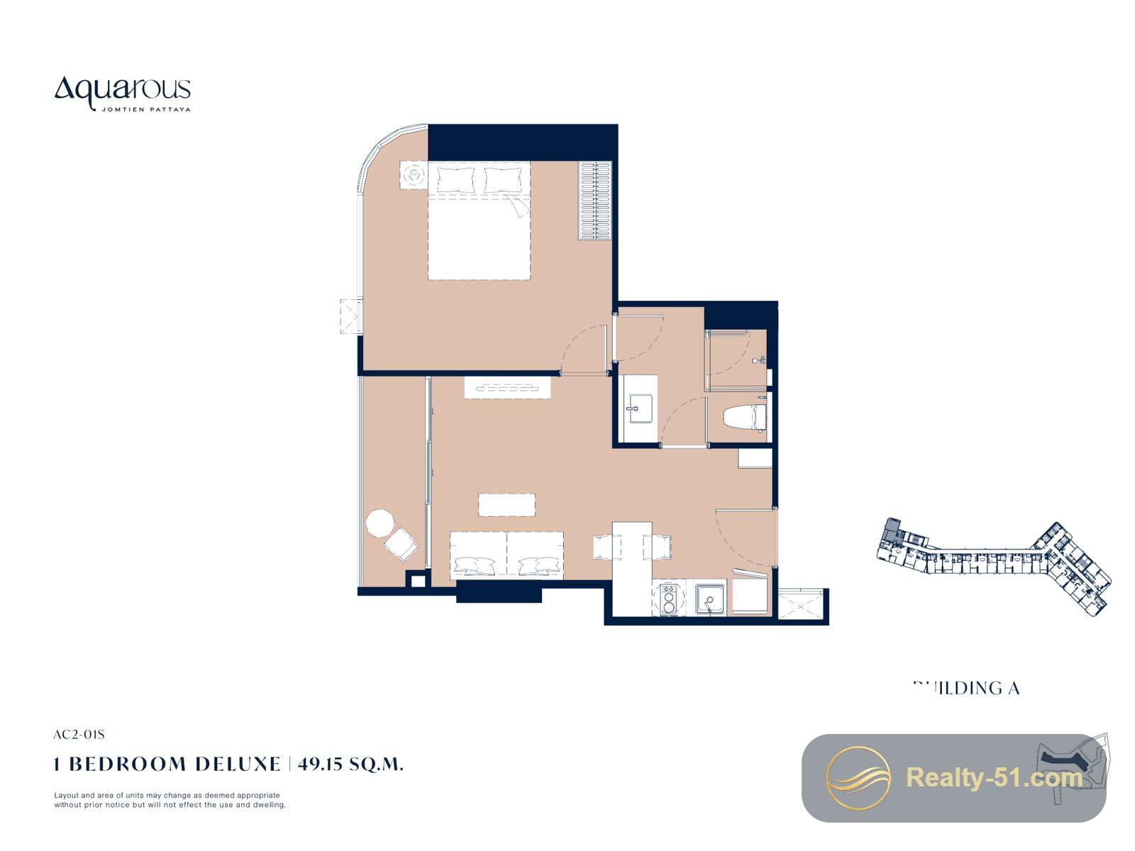 Aquarous Jomtien — floor plan 11