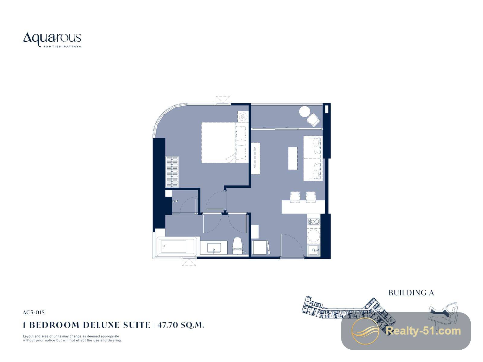 Aquarous Jomtien — floor plan 16