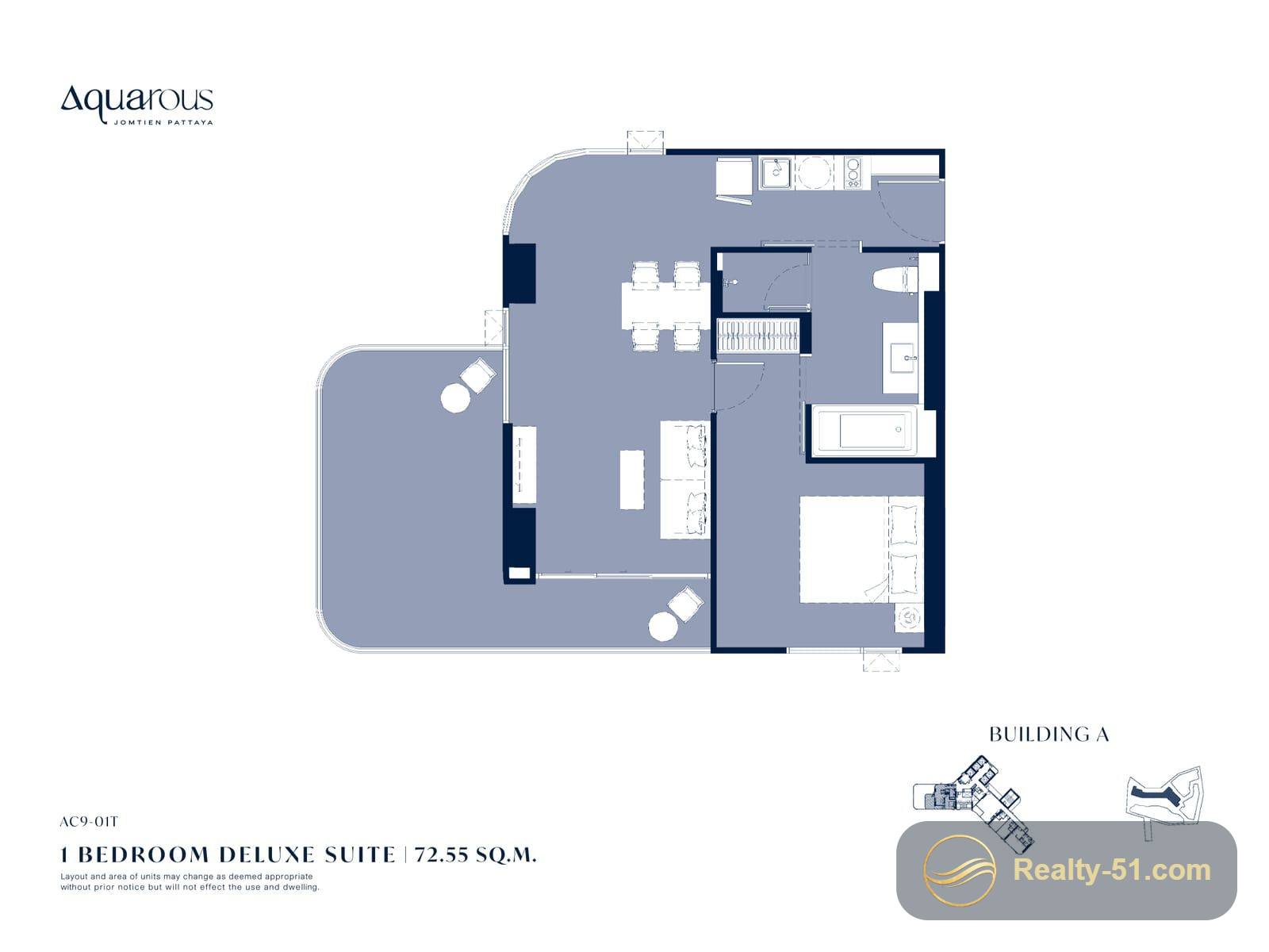 Aquarous Jomtien — floor plan 23