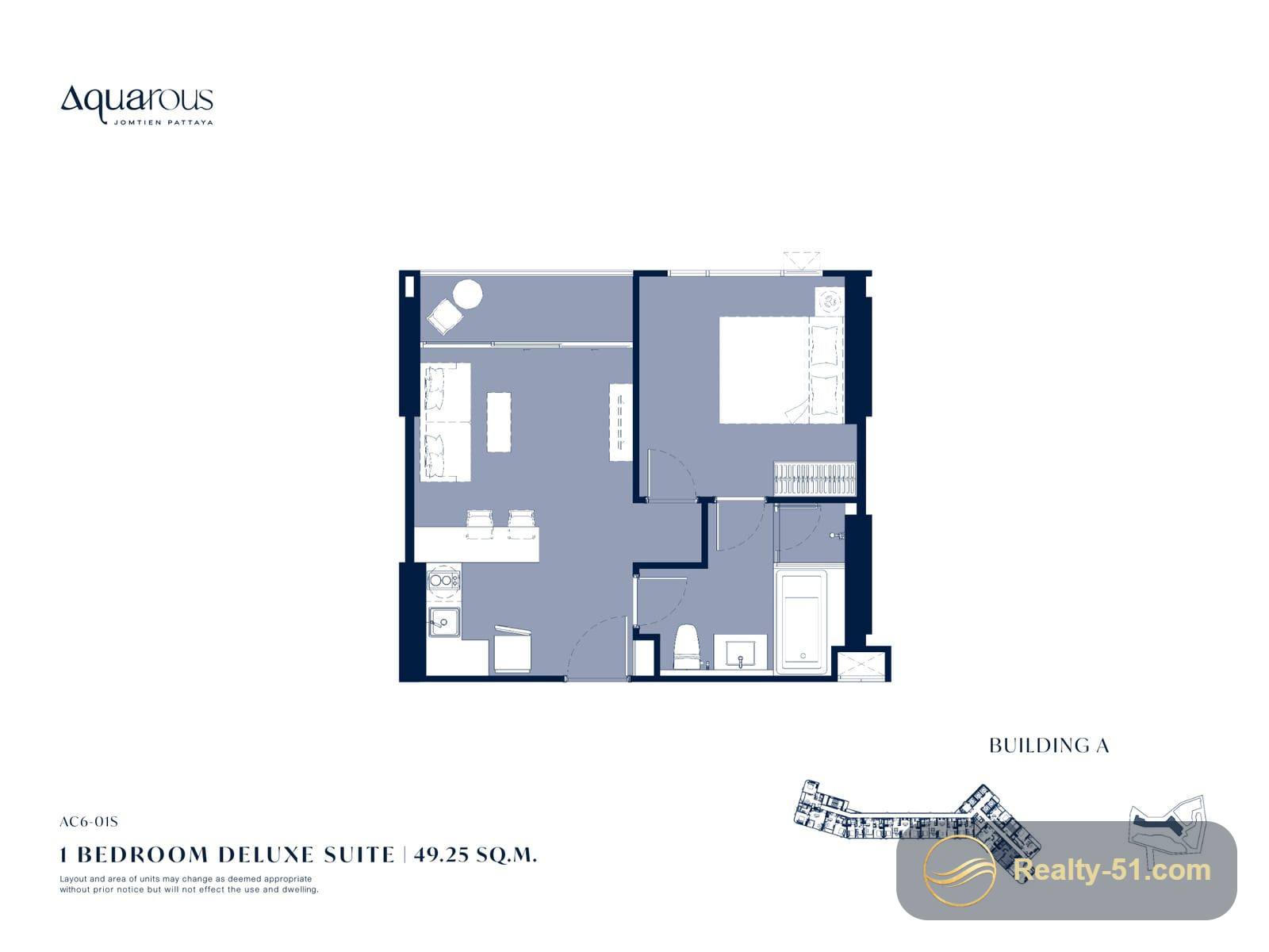 Aquarous Jomtien — floor plan 17