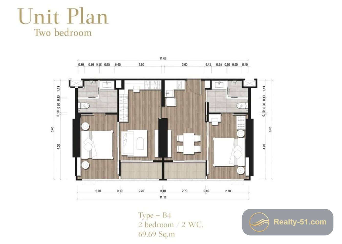 Panora Pattaya — Grundriss 4