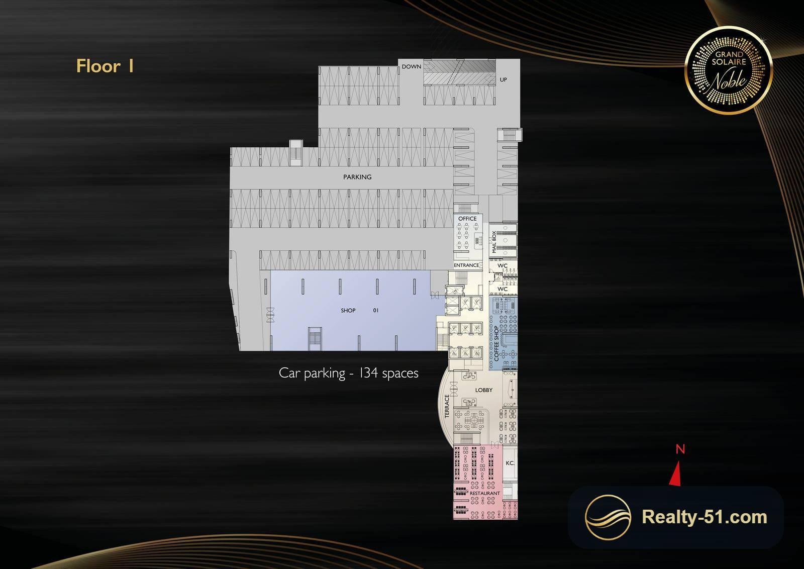 Grand Solaire Noble Pattaya — Grundriss 2