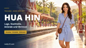 Hua Hin 2026–2027: Lage, Stadtteile, Strände und Wohnen