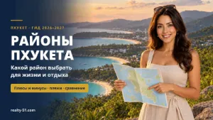 Районы Пхукета 2026–2027: какой район выбрать для жизни и отдыха