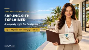 Sap-Ing-Sith in Thailand: a Property Right for Foreigners